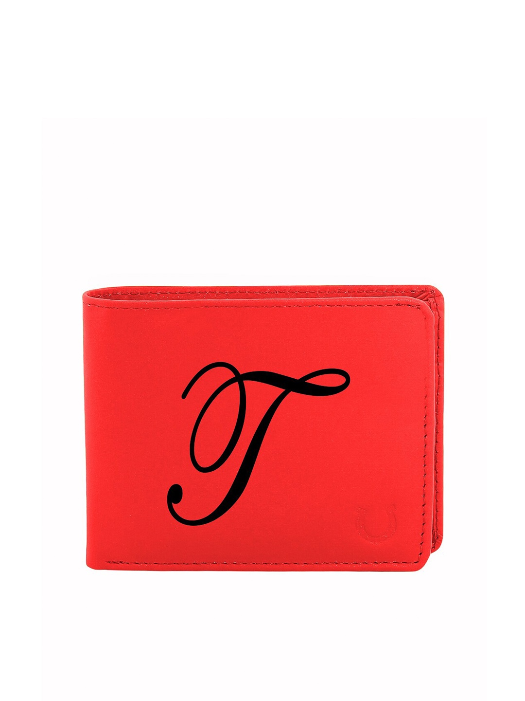 

Blacksmith Men Red & Black Typography Printed PU Two Fold Wallet with SD Card Holder
