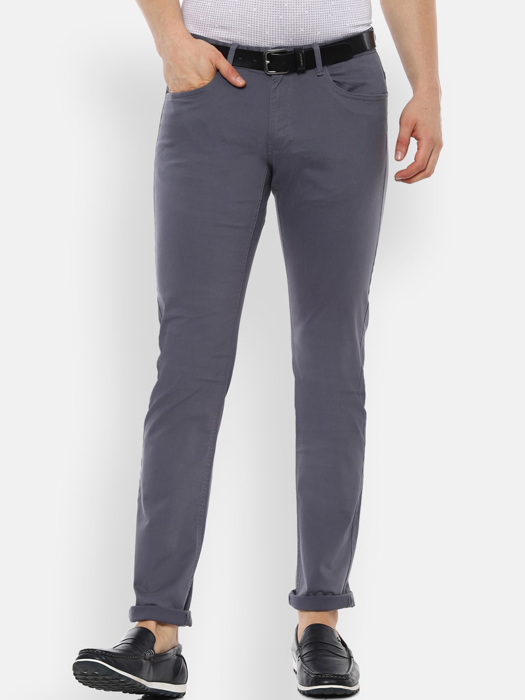 

Van Heusen Sport Men Grey Slim Fit Trousers