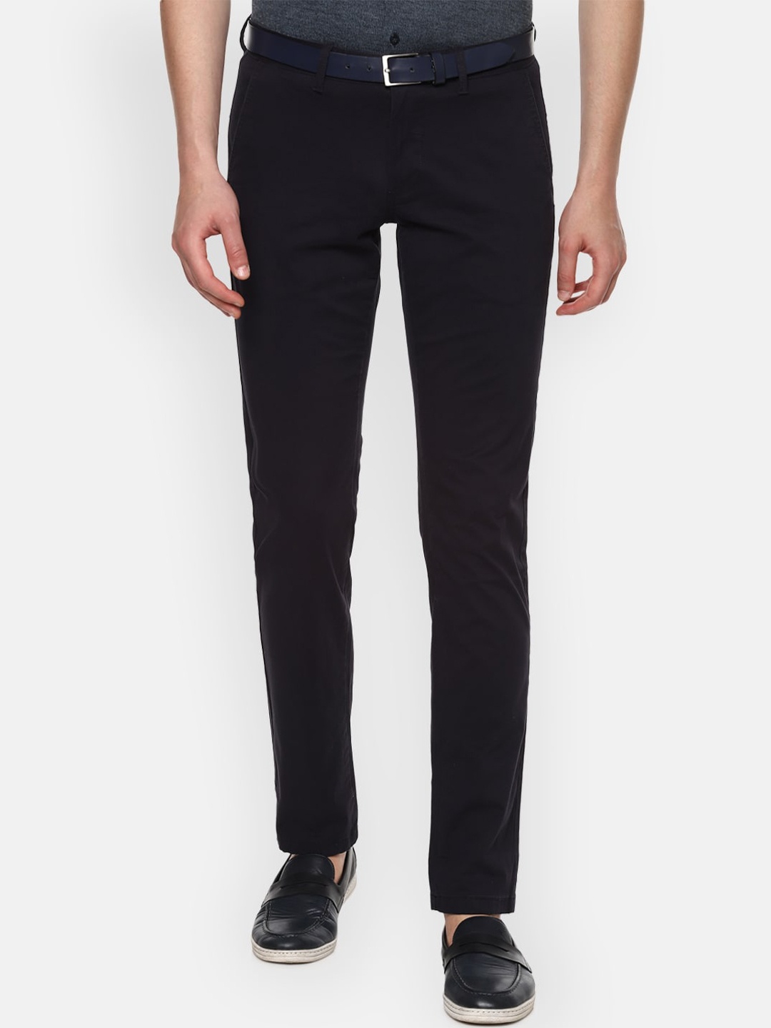 

Van Heusen Sport Men Black Slim Fit Trousers