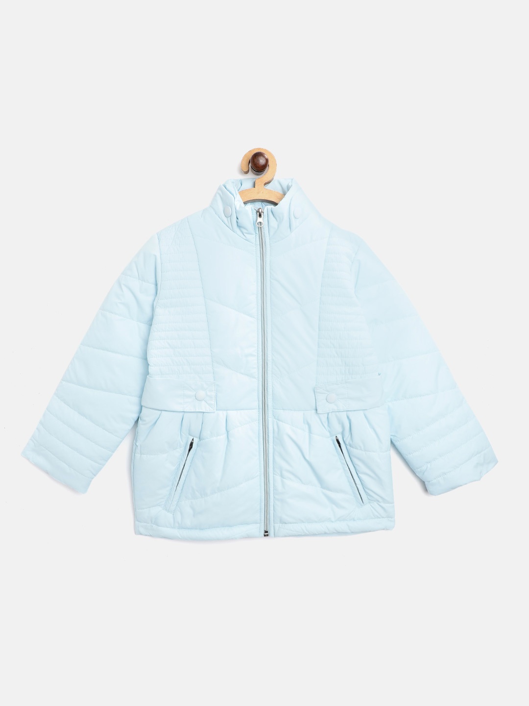 

White Snow Girls Blue Padded Jacket