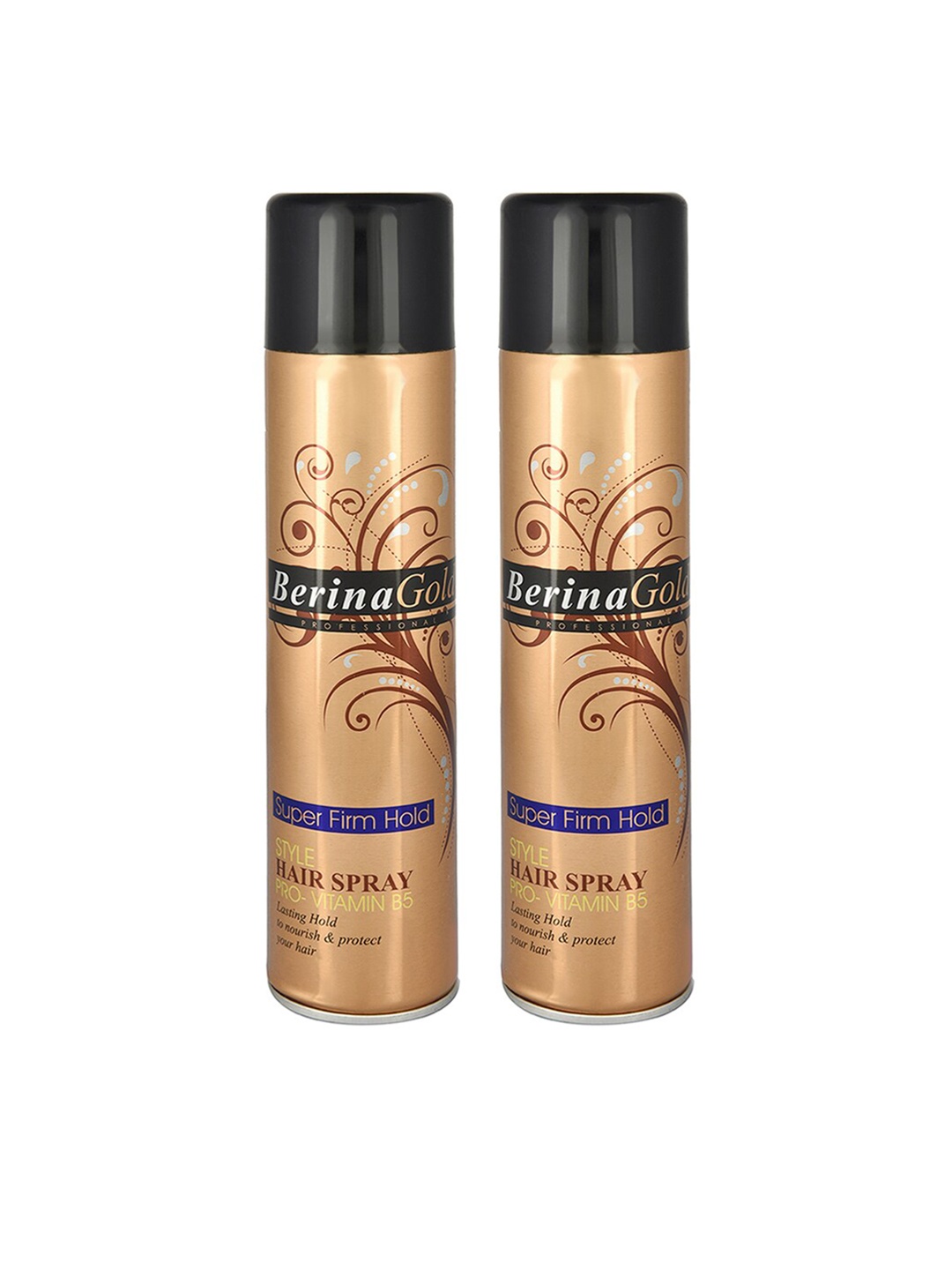 

Berina Hair Spray- super firm hold, 250ml (pack of 2), Brown