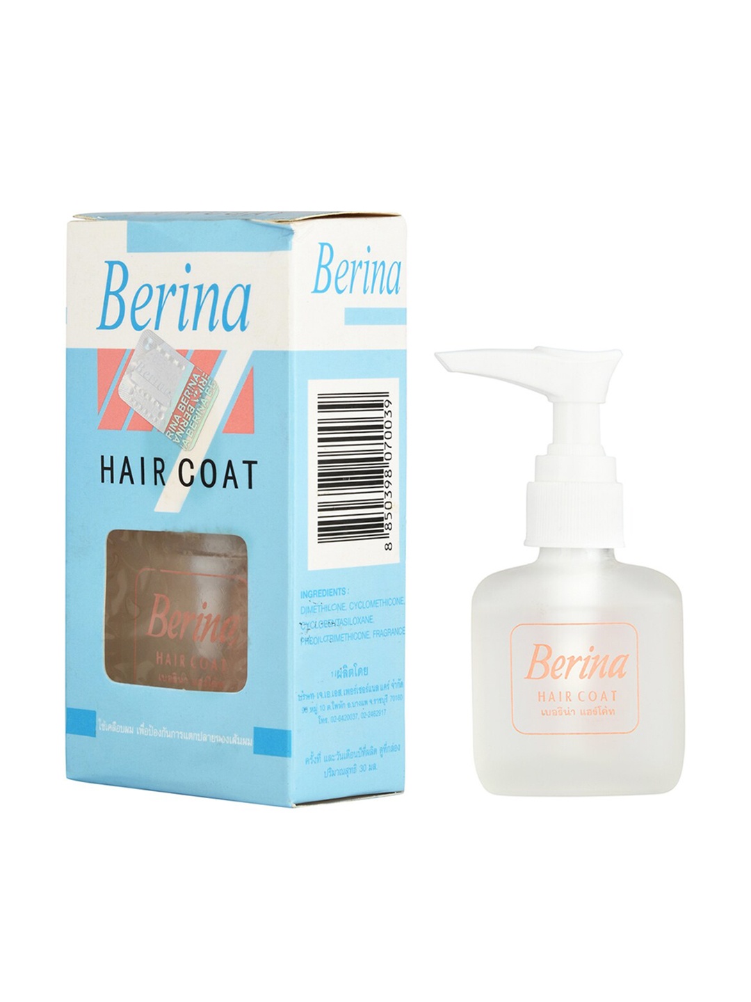 

Berina Transparent Hair Coat Serum 30 ml