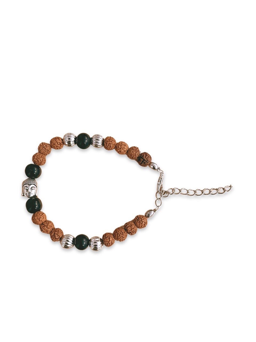 

Digital Dress Room Men Brown & Black Rudraksh and Buddha Rakhi