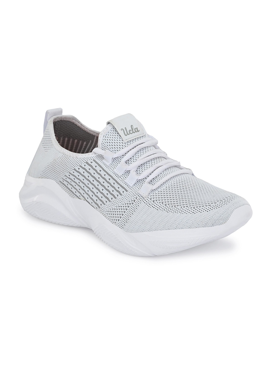 

UCLA Men White Mesh Running Non-Marking Shoes