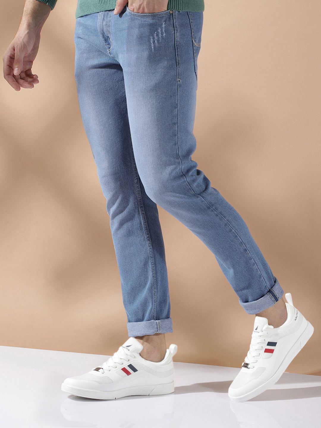 

Nautica Men White Solid Sneakers