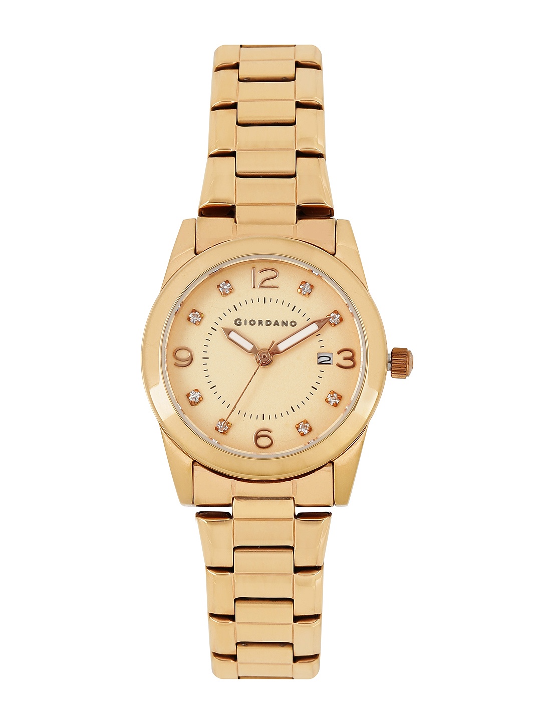 

GIORDANO Women Rose Gold-Toned Analogue Watch 2649-66