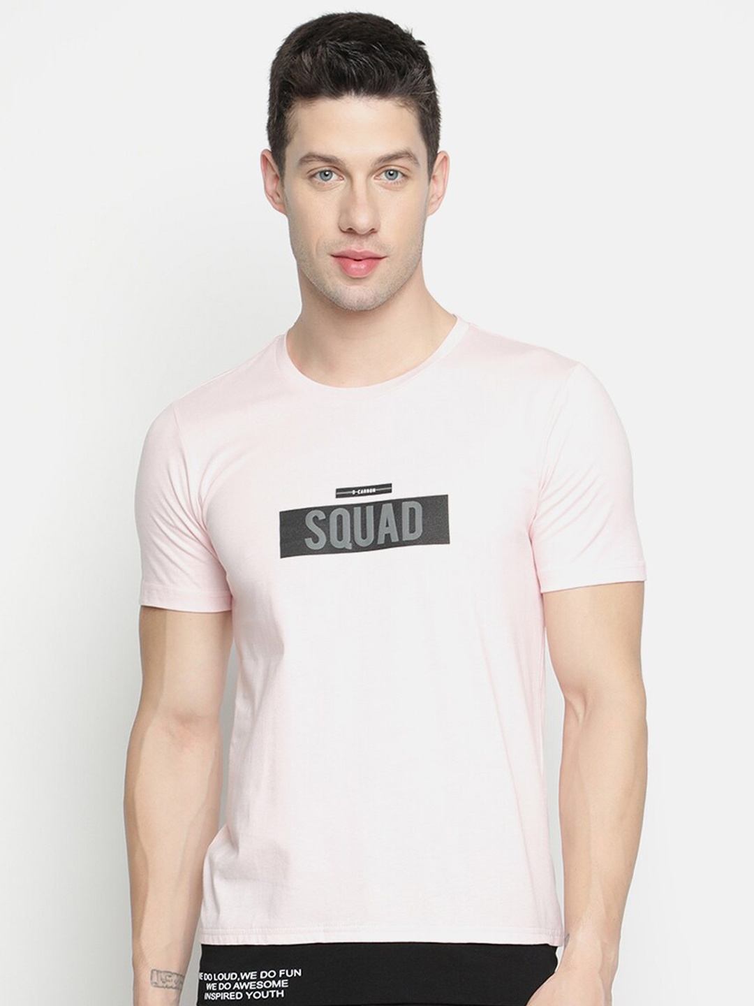 

V2 Value & Variety Men Pink Typography V-Neck T-shirt