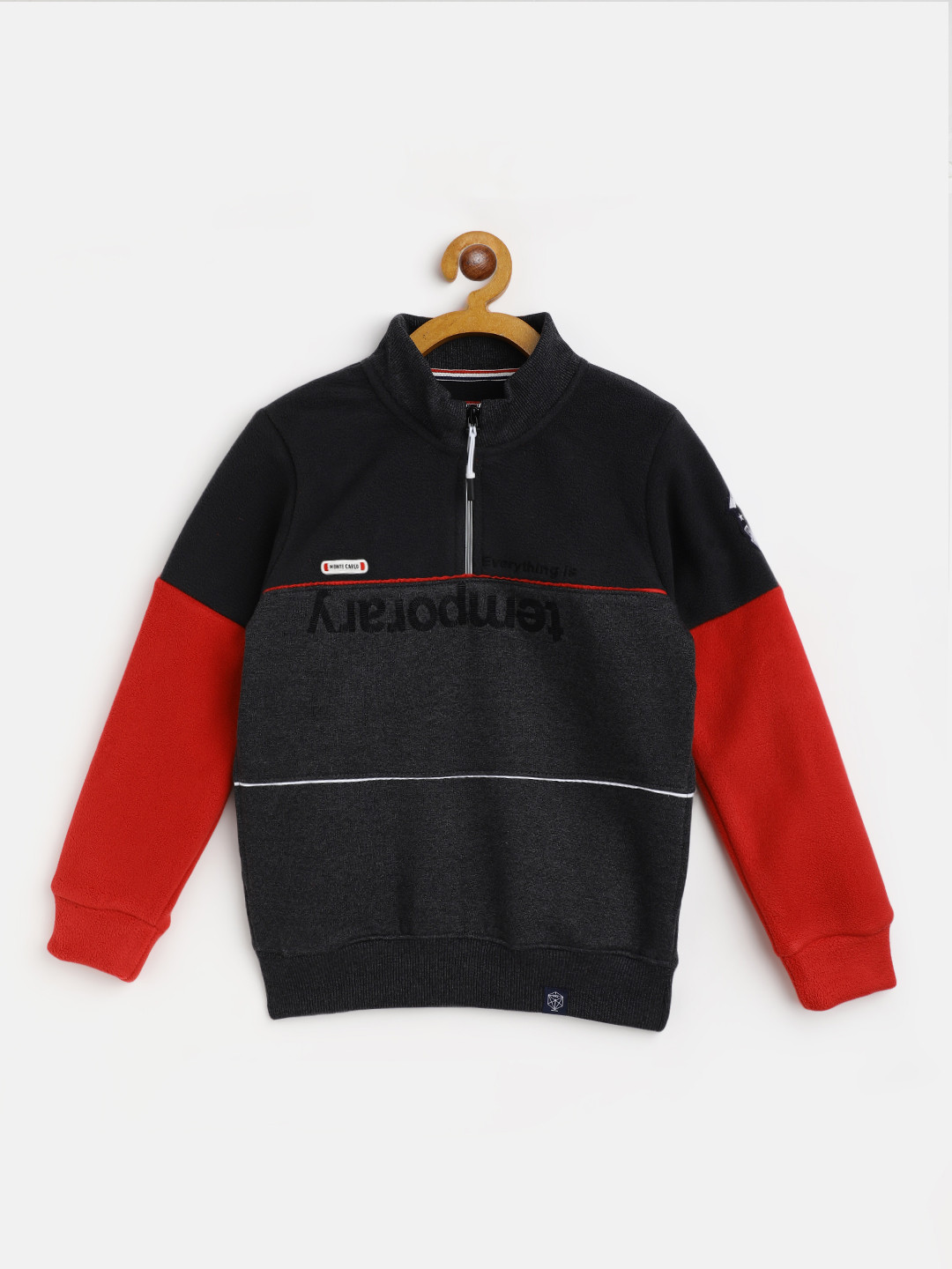 

Monte Carlo Boys Charcoal Grey Embroidered Sweatshirt
