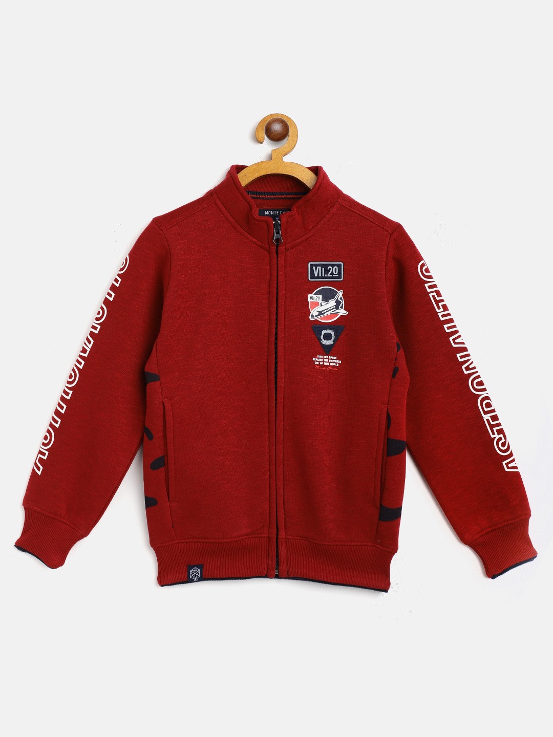 

Monte Carlo Boys Red Printed Detail Sweatshirt
