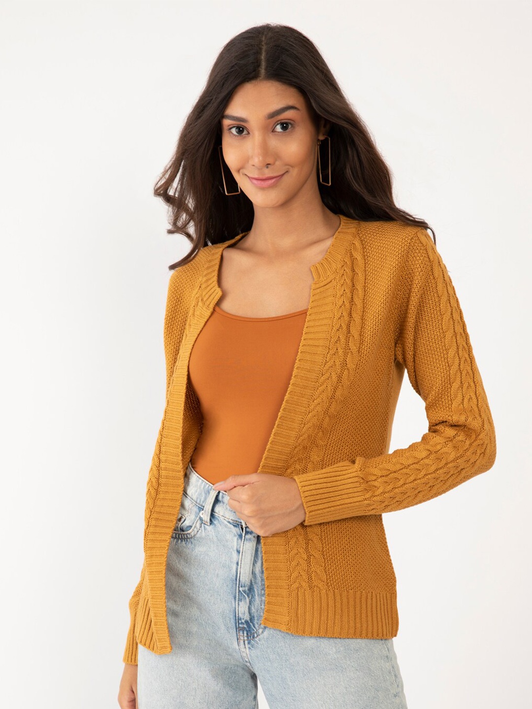 

Zink London Women Mustard Shrug