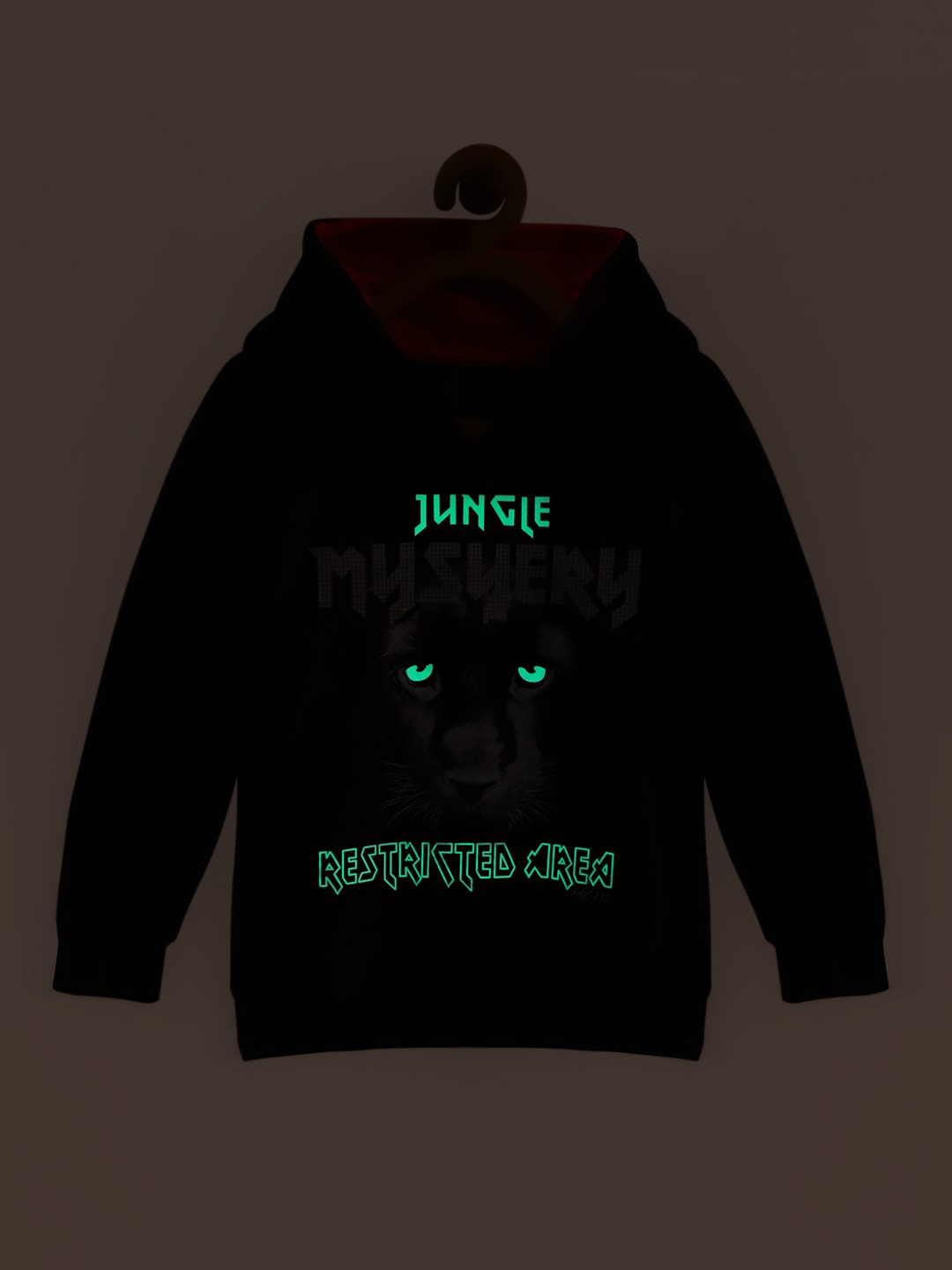 

Monte Carlo Boys Maroon Glow in The Dark Print Hooded Sweatshirt