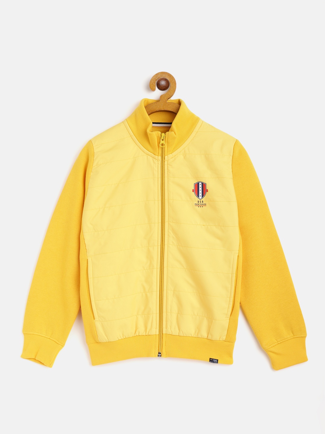 

Monte Carlo Boys Yellow Solid Sweatshirt