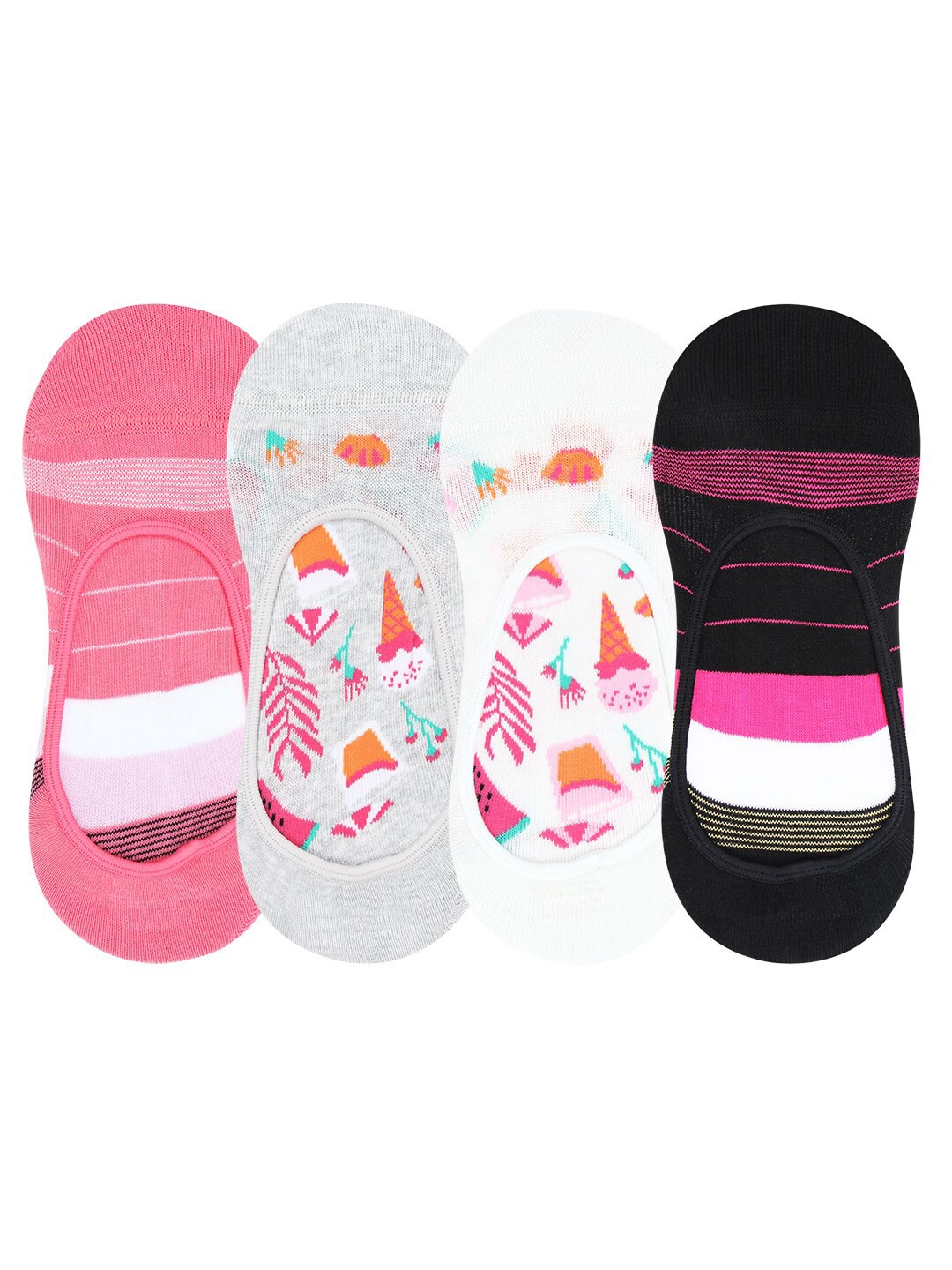 

Bonjour Women Pack Of 5 Assorted Shoe Liners