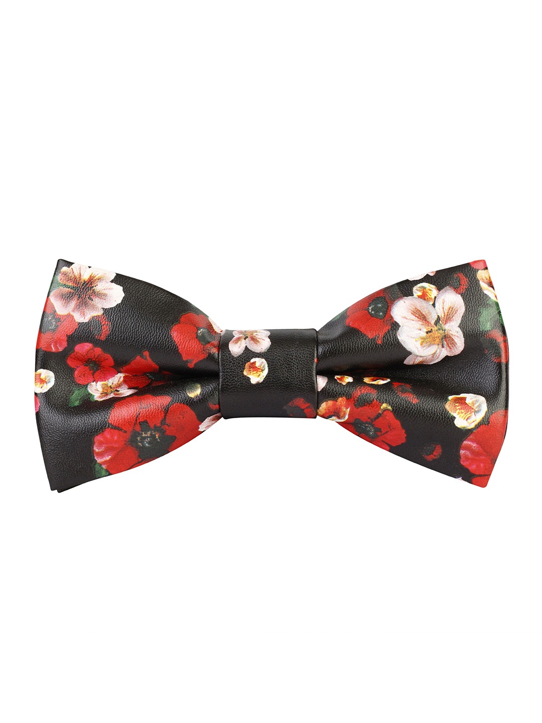 

PELUCHE Men Black & Red Printed Bow Tie