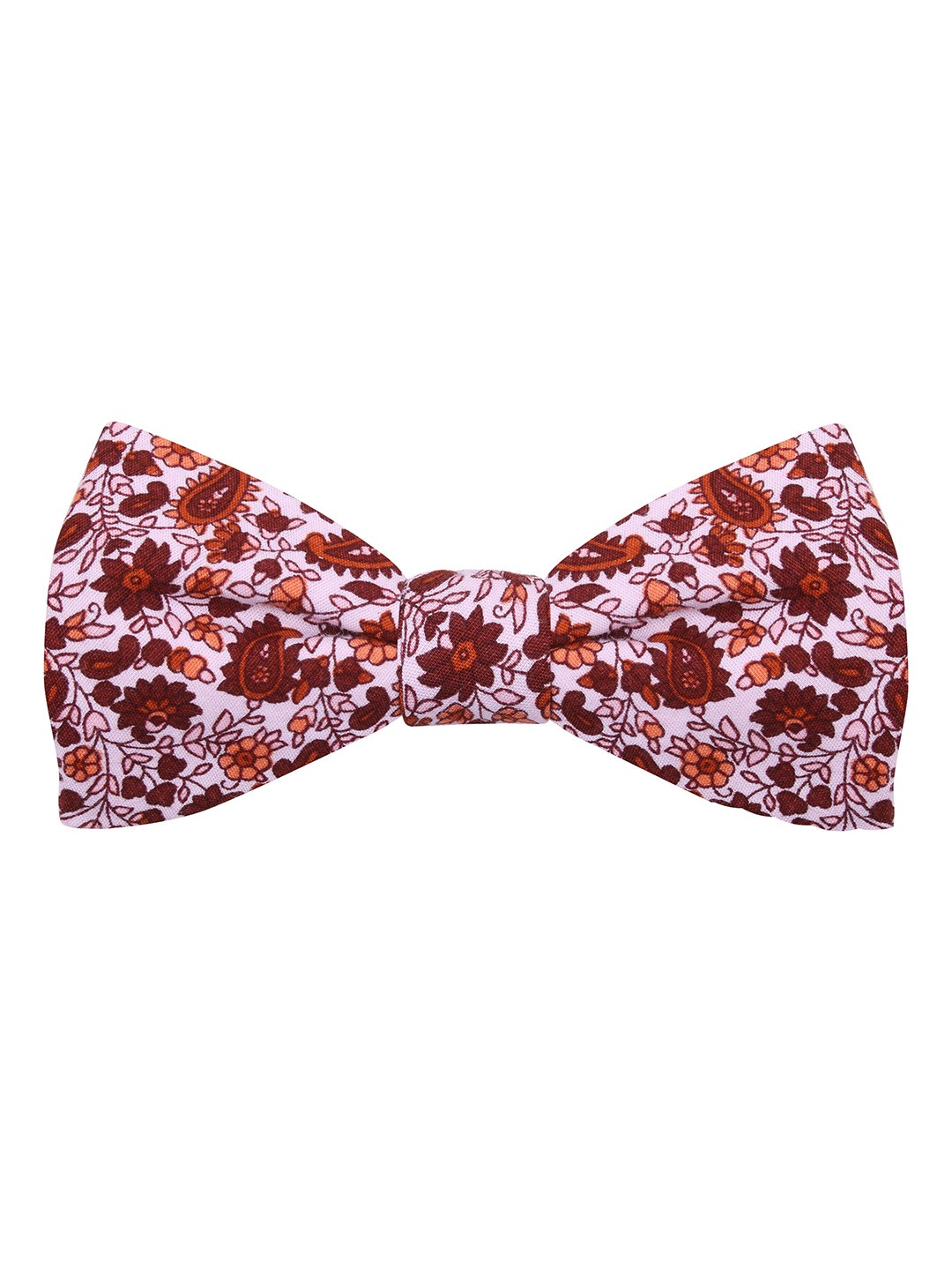 

PELUCHE Men White & Red Printed Bow Tie