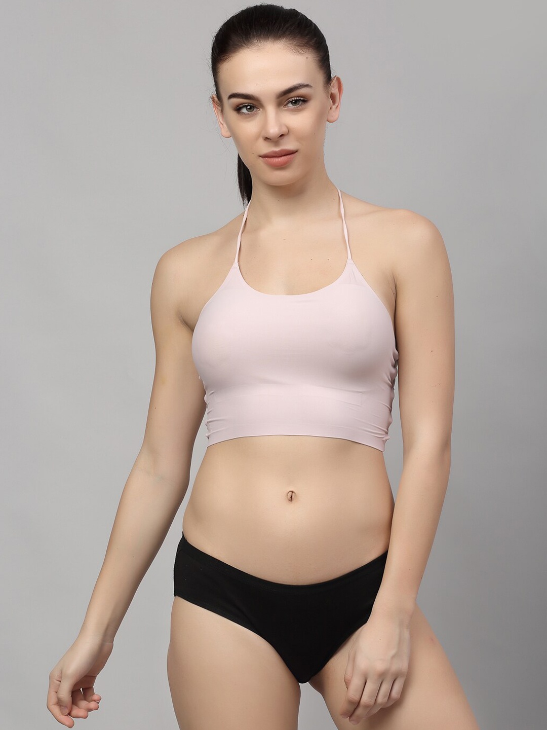 

PrettyCat Women Pink & Black Solid Lingerie Set PC-SET-6029