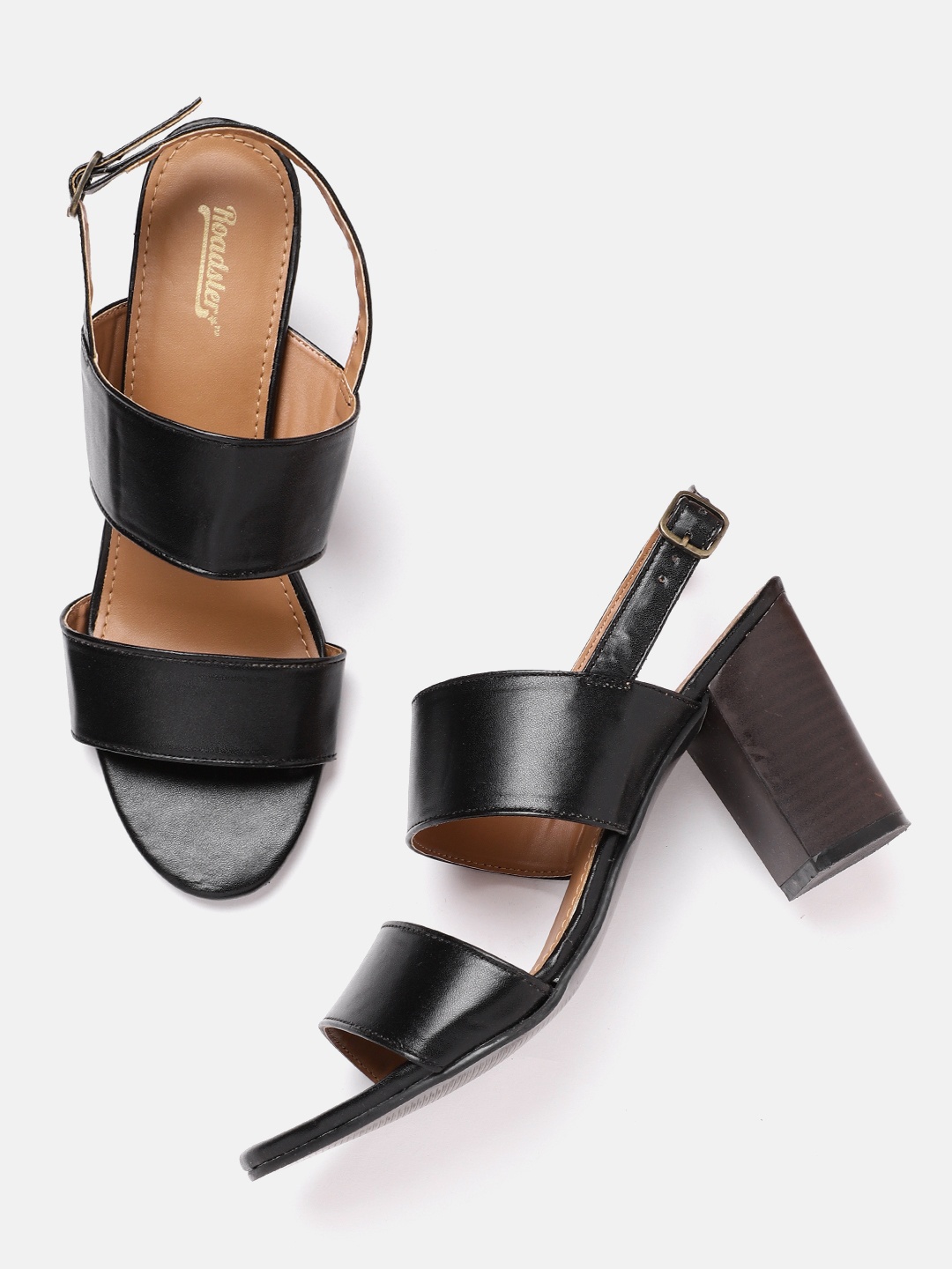 

Roadster Women Black Solid Block Heels