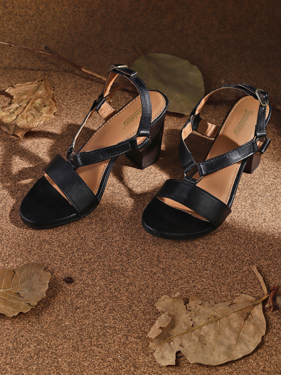 

Roadster Women Black Solid Block Heels