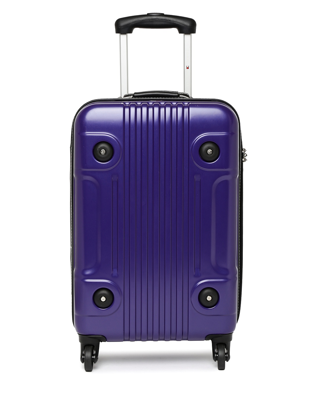 

Tommy Hilfiger Unisex Blue Small Trolley Suitcase