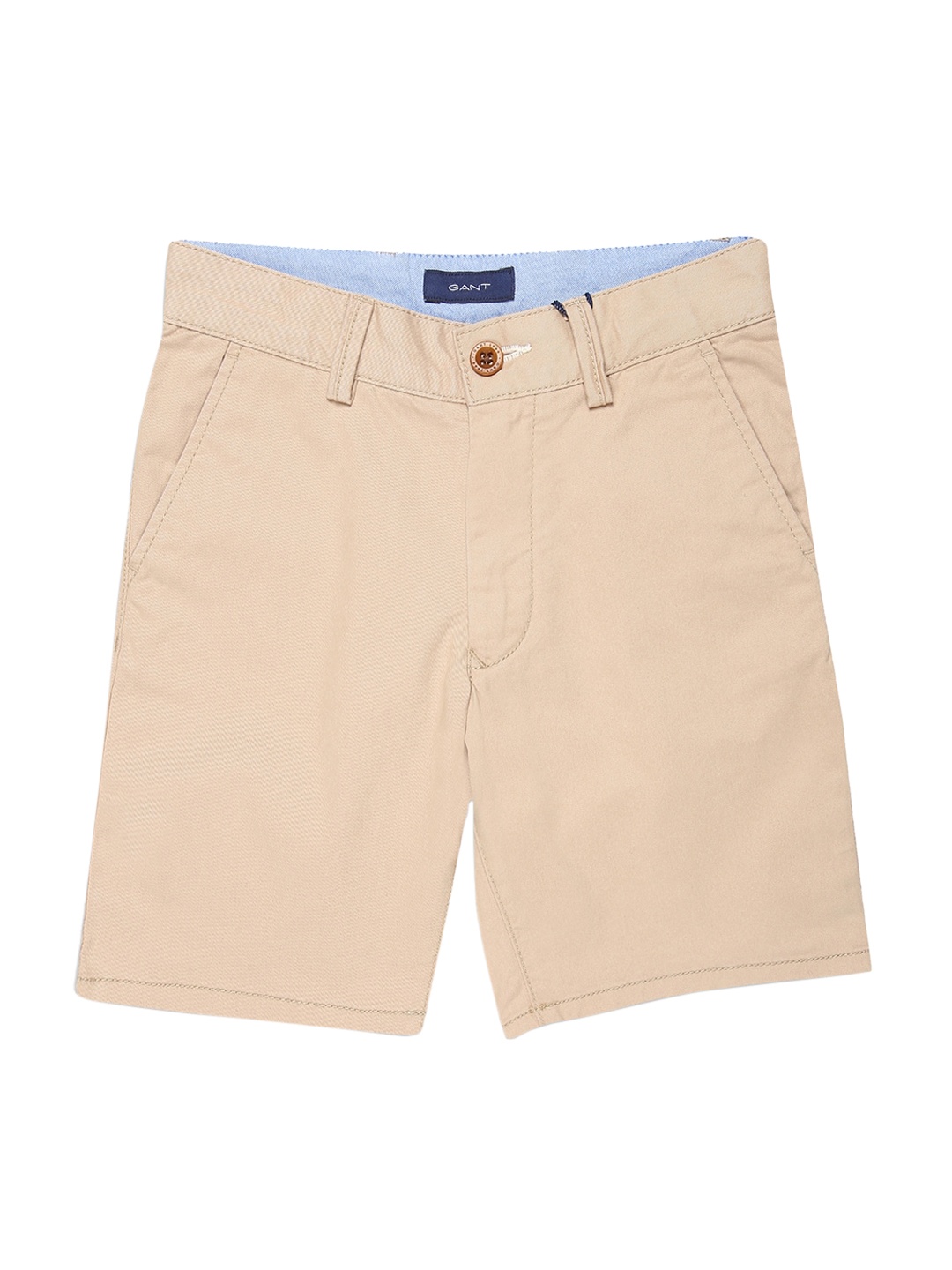 

GANT Boys Brown Solid Mid-Rise Regular Shorts