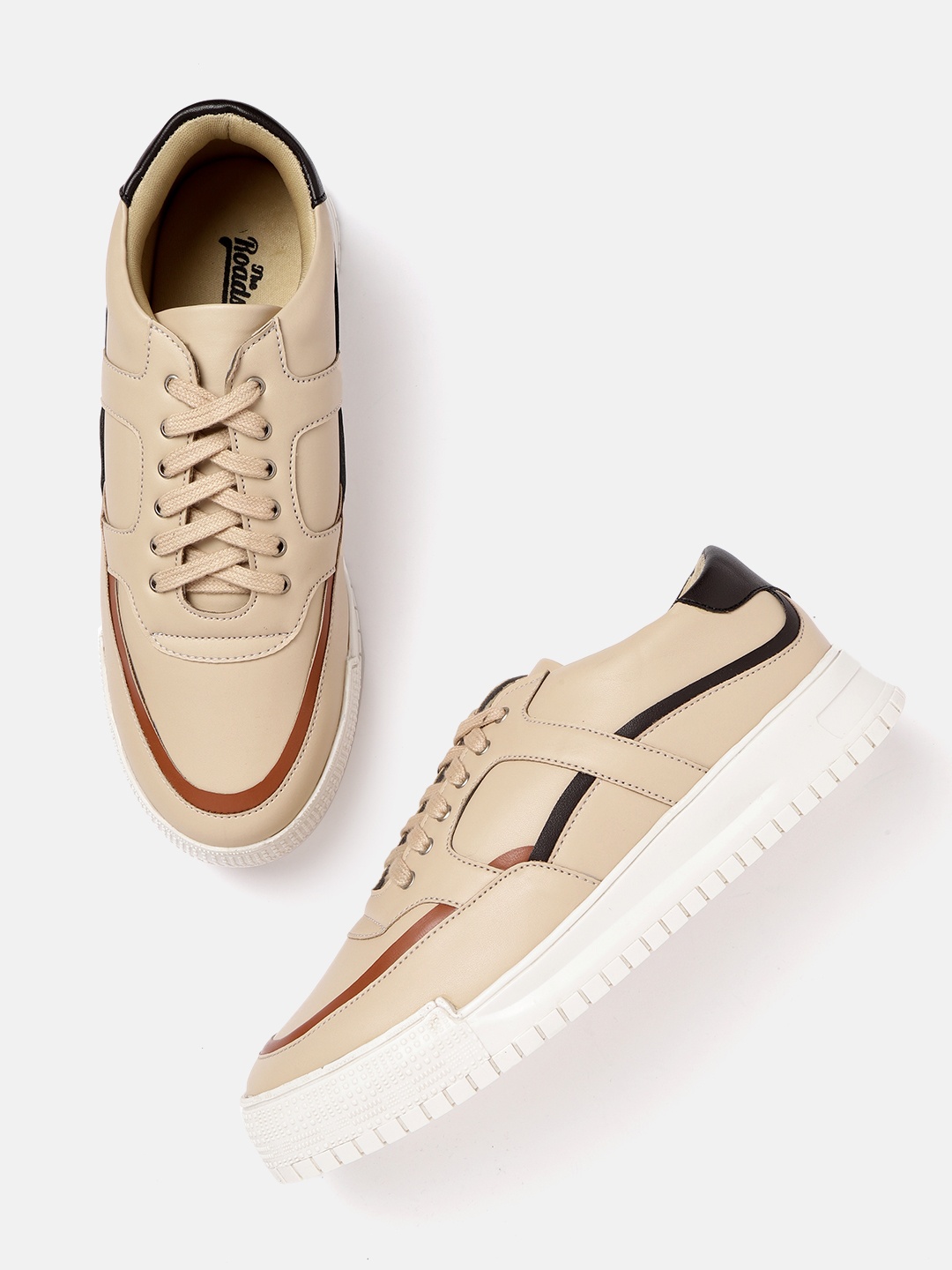 

Roadster Women Beige Solid Sneakers