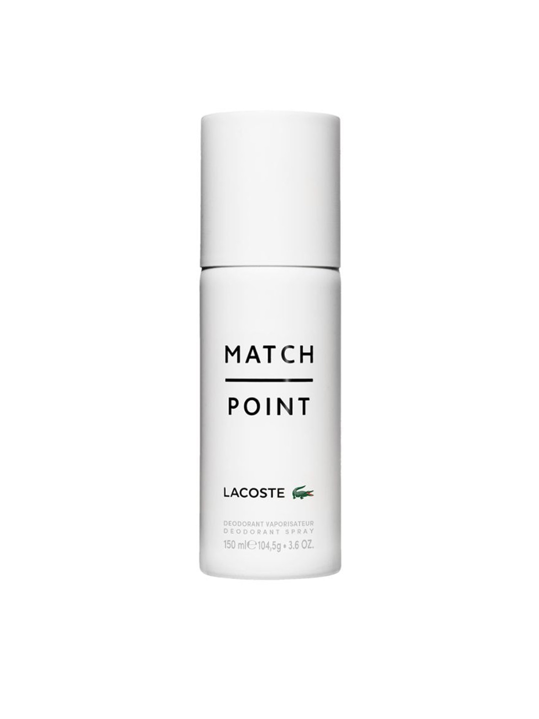 

Lacoste Match Point Deo Spray - 150ml, Transparent