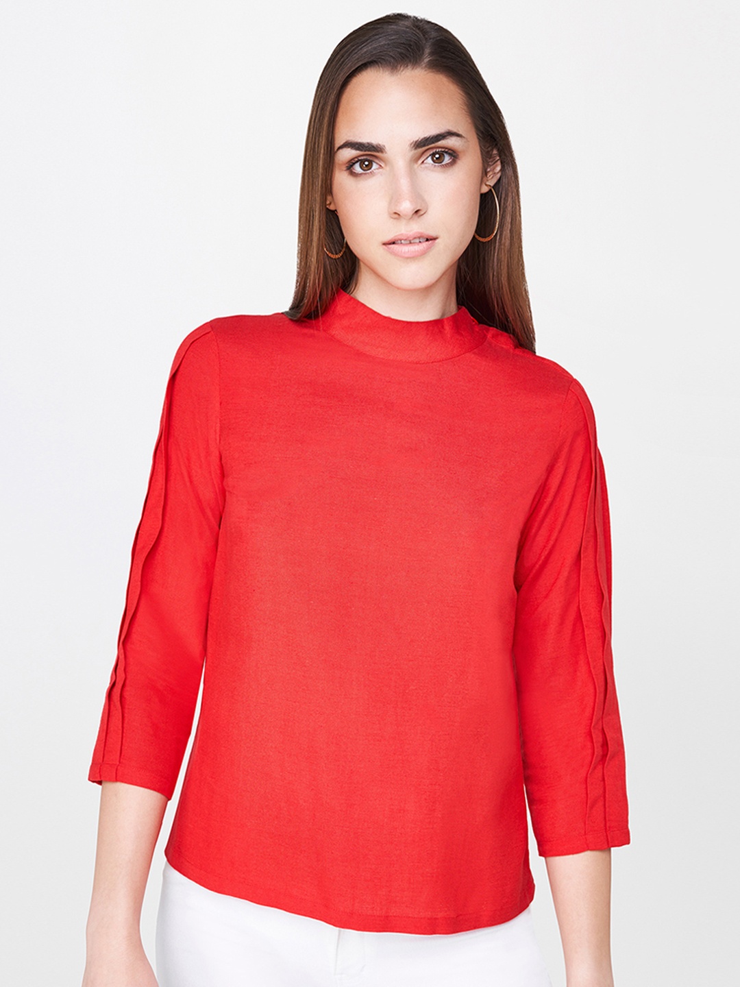 

AND Coral Solid Regular Top