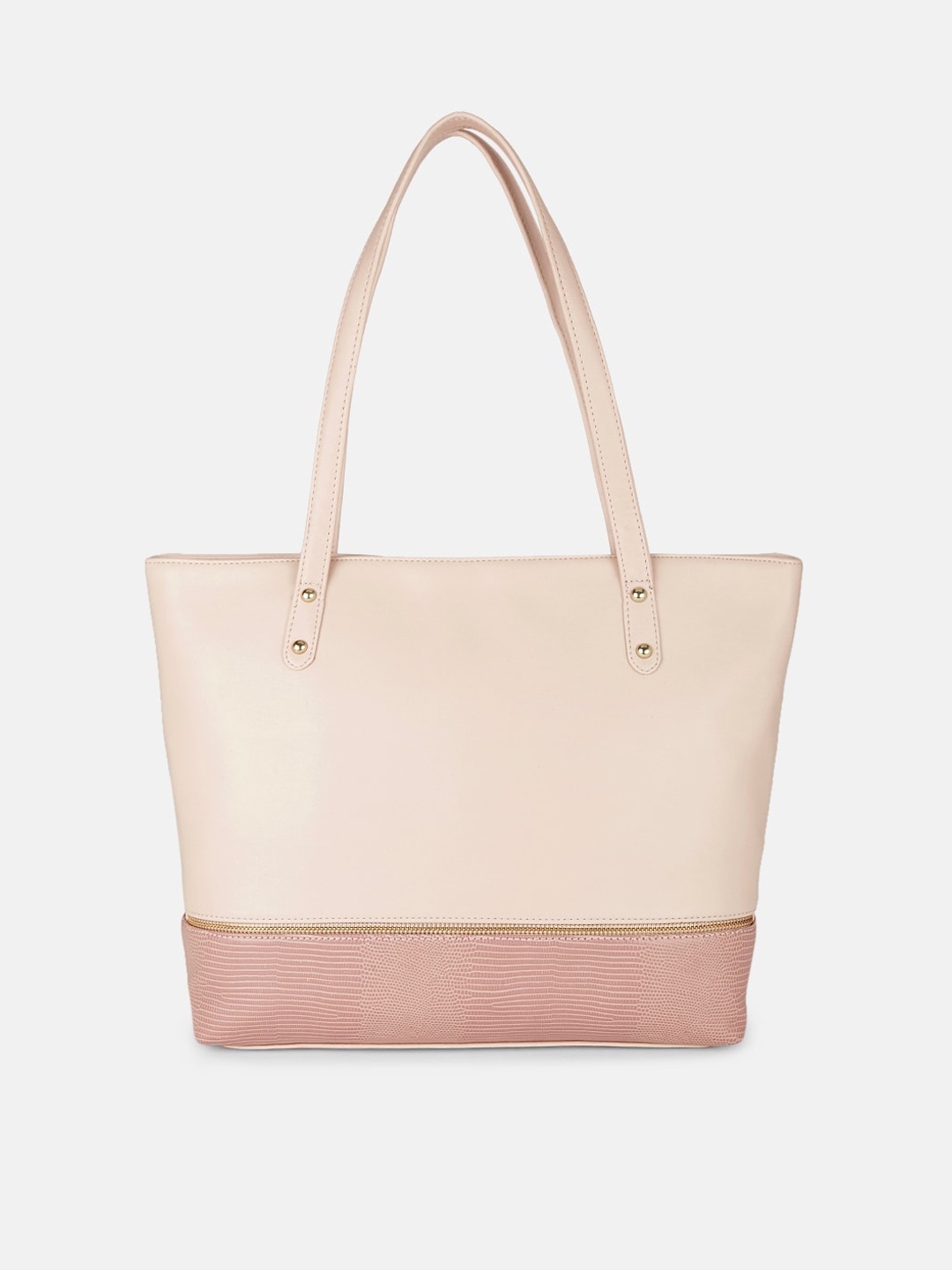 

People Pink Solid PU Structured Shoulder Bag