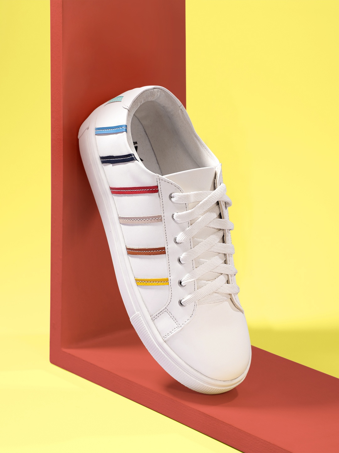 

Kook N Keech Women White Solid Sneakers
