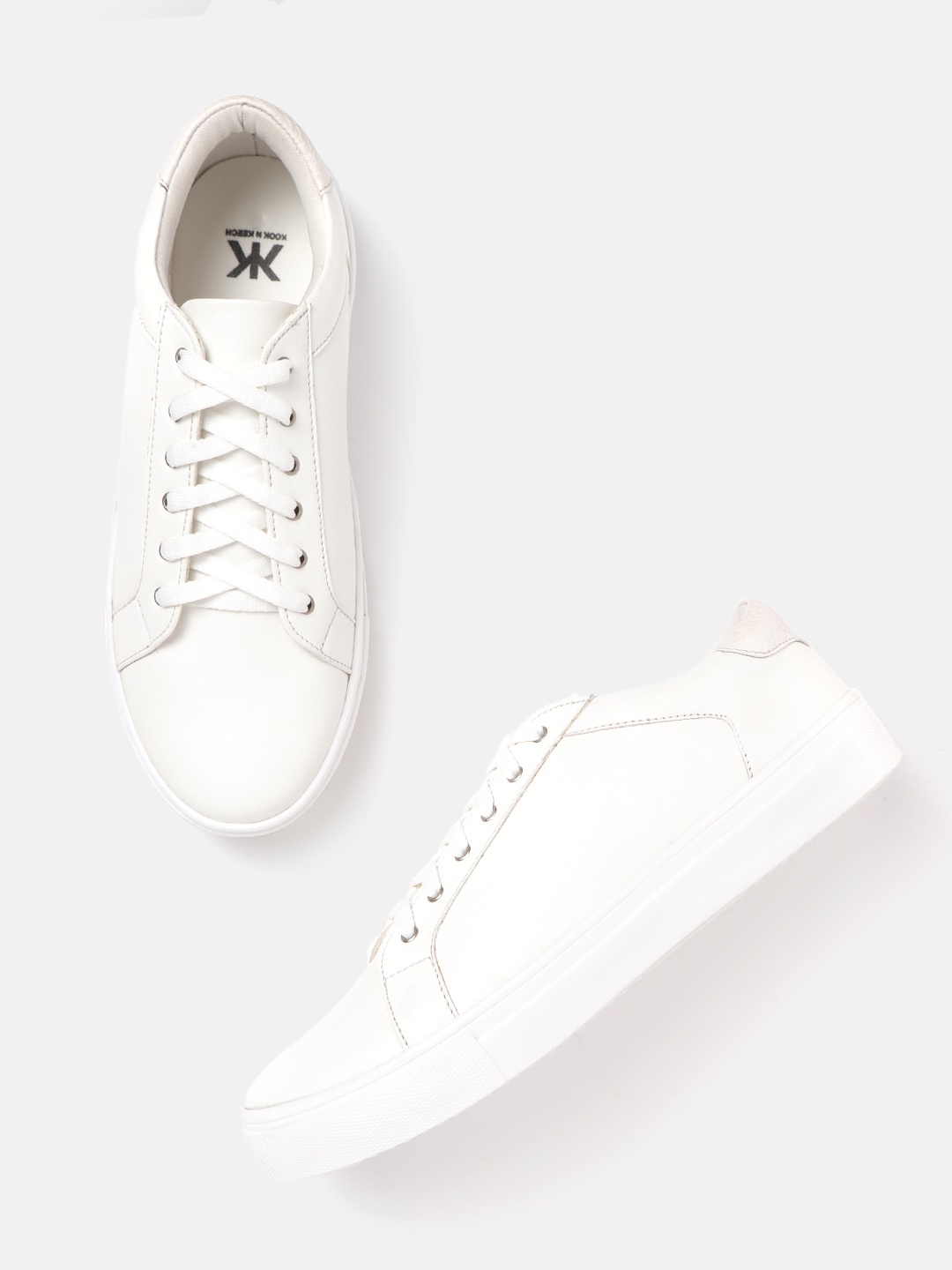 

Kook N Keech Women White Sneakers