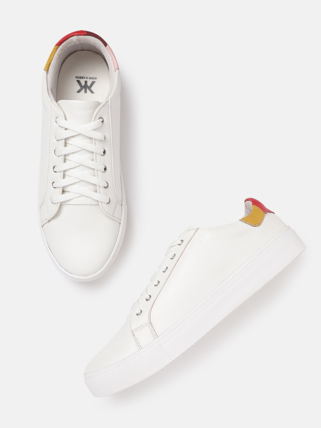 

Kook N Keech Women White Sneakers