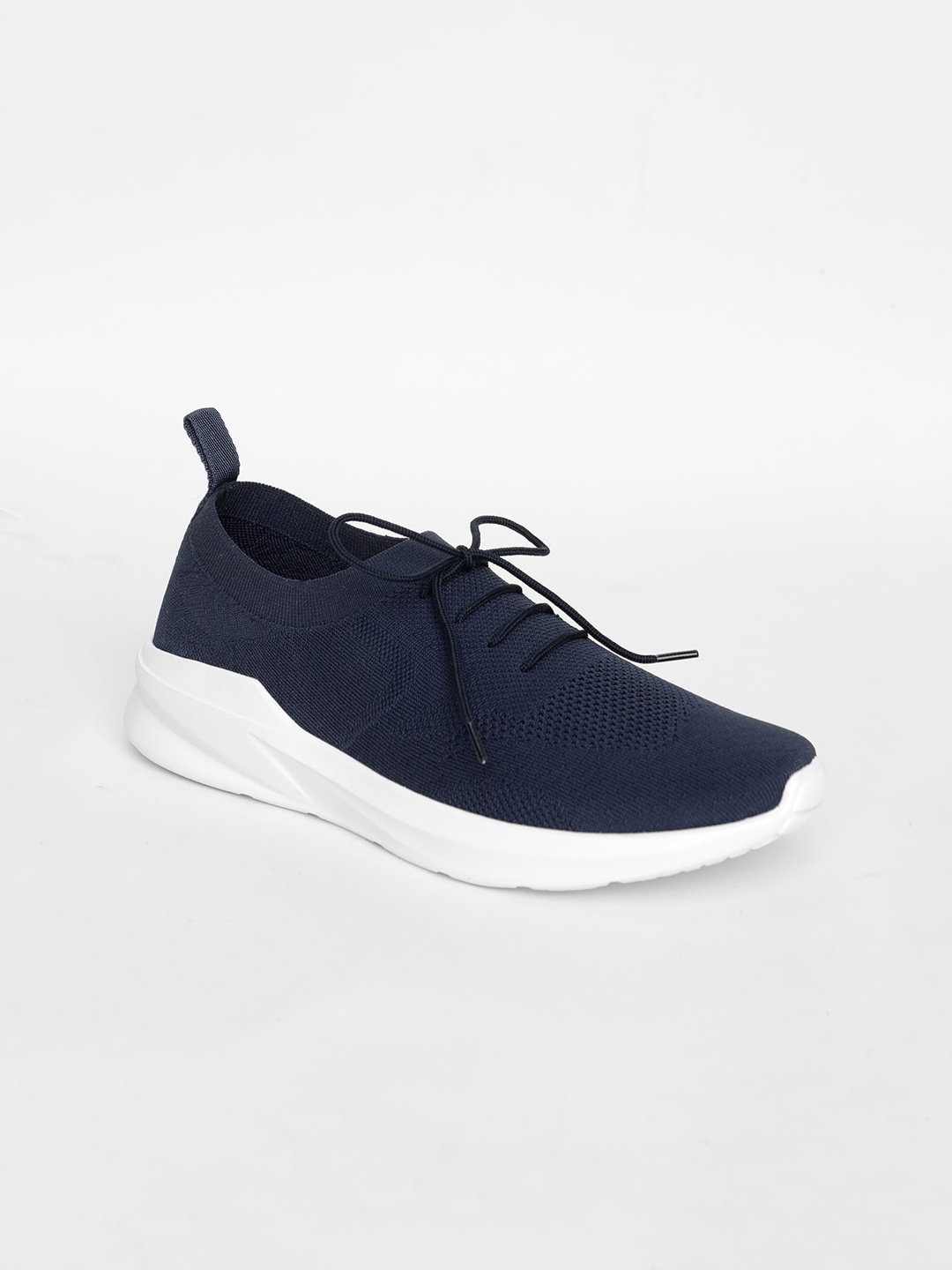 

HIGHLANDER Men Fly-Knit Lace-Up Sneakers, Navy blue