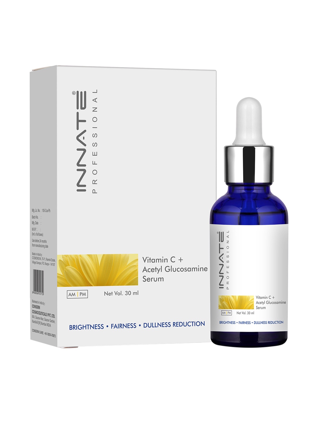 

INNATE Vitamin C & Acetyl Glucosamine Face Serum - 30 ml, Transparent