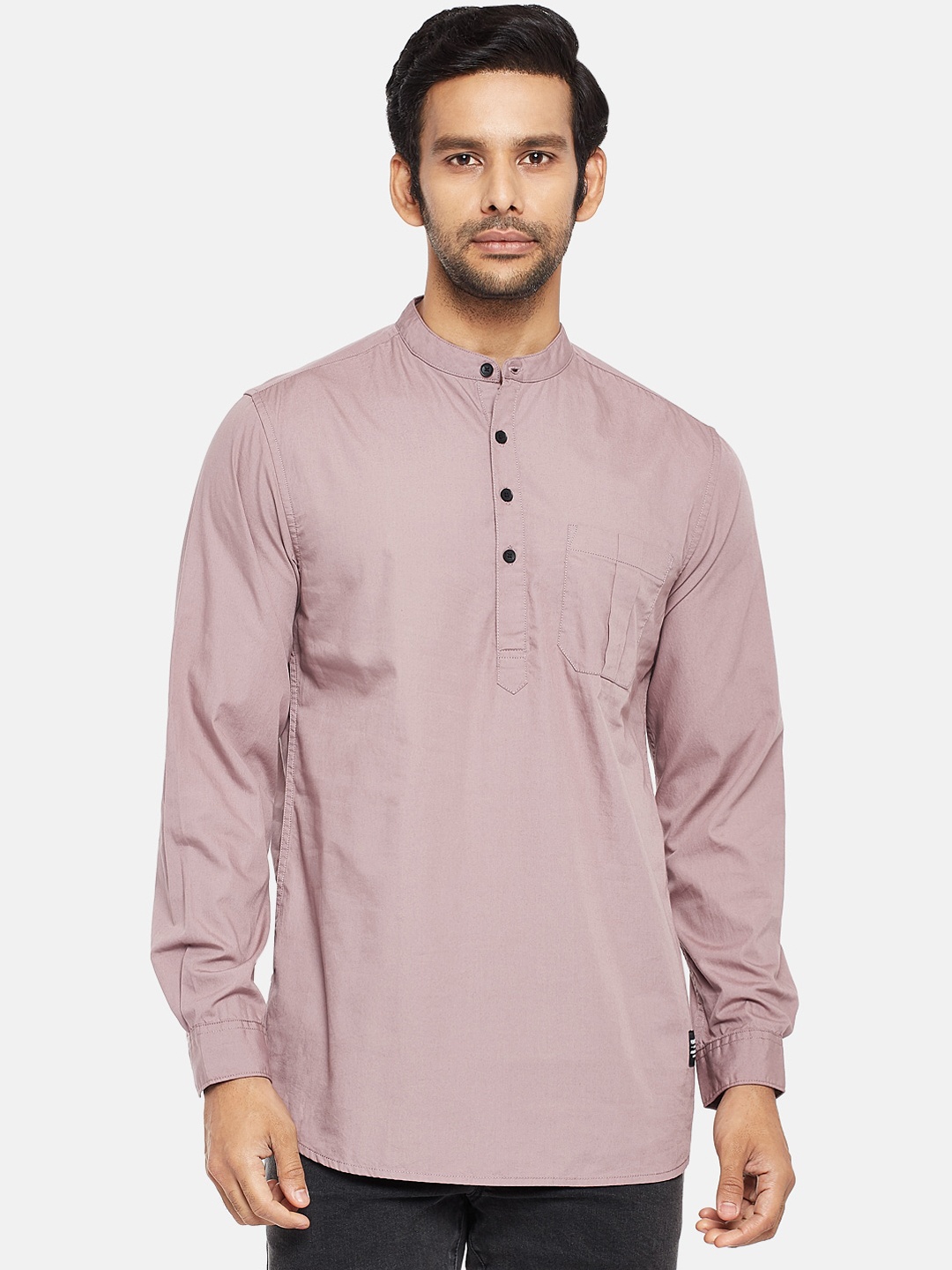 

People Men Pink Slim Fit Casual Shirt