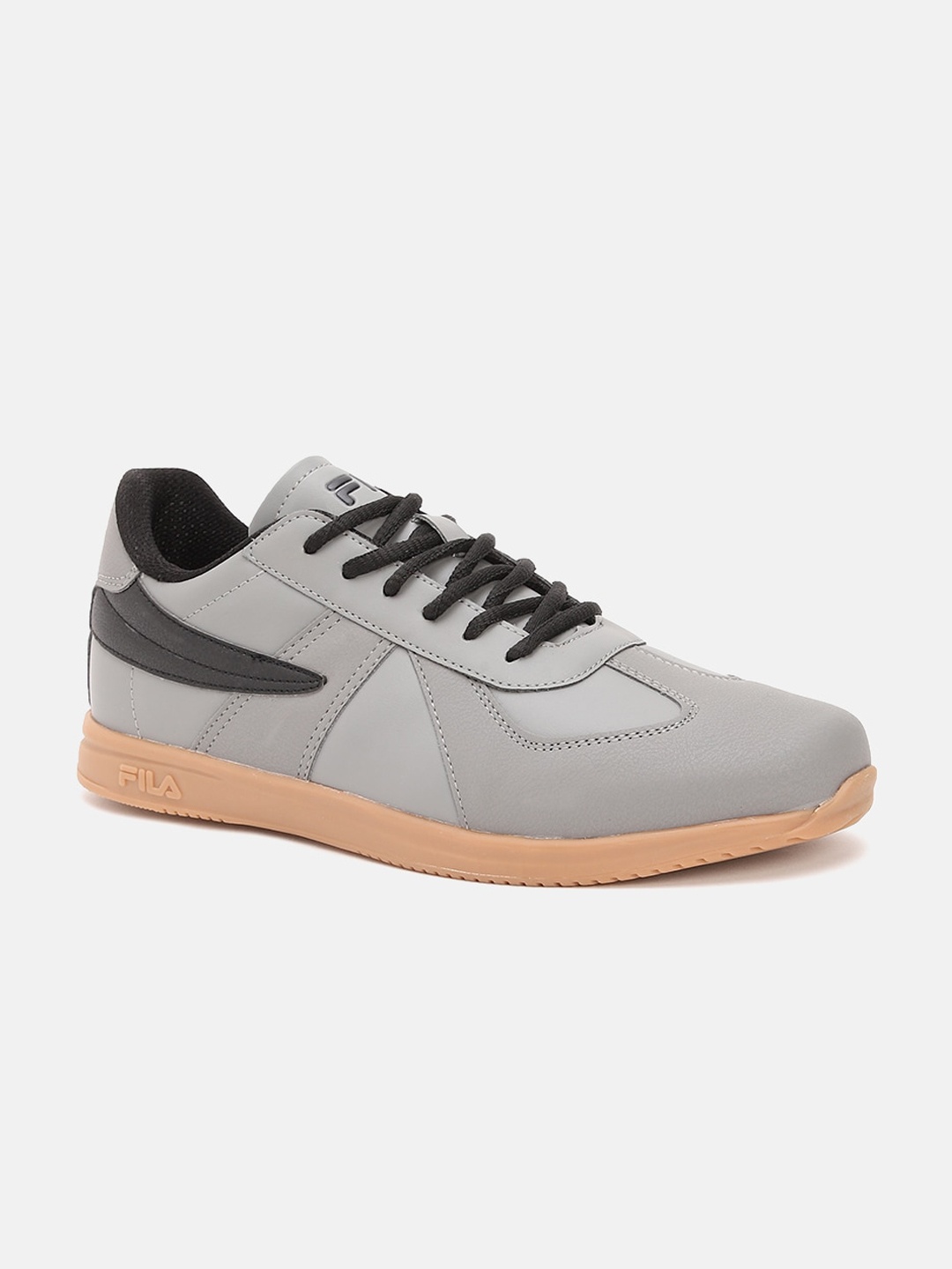 

FILA Men Grey Colourblocked PU Sneakers