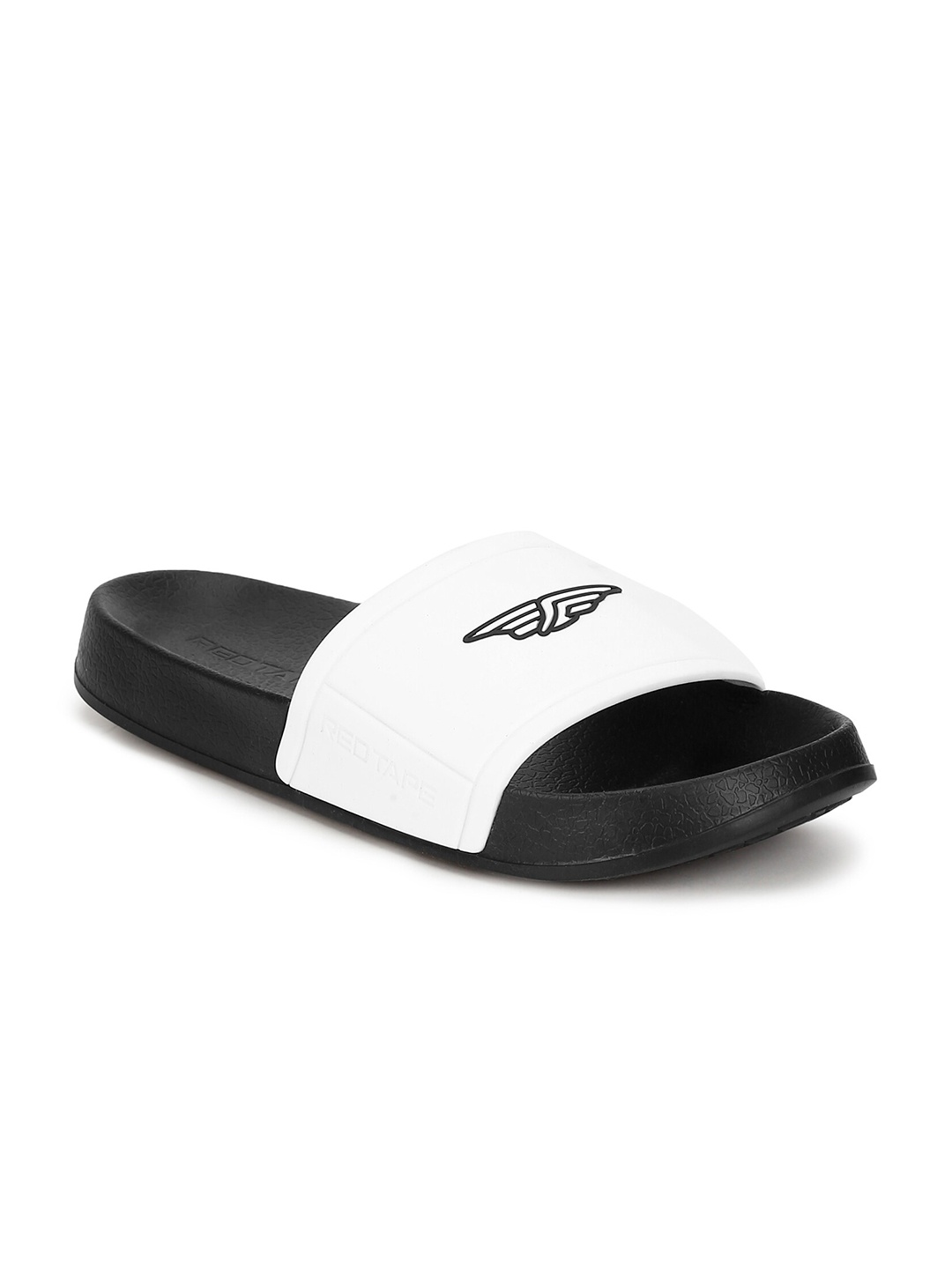 

Red Tape Men White Printed Sliders