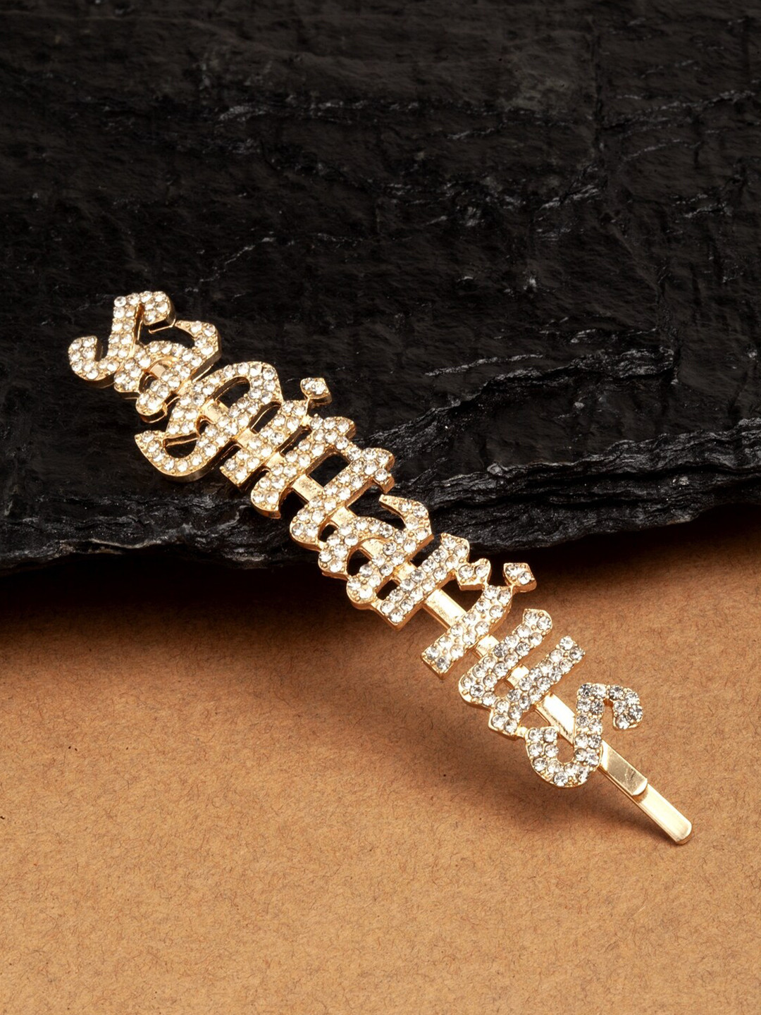 

Ferosh Gold Sagittarius Embellished Bobby Pin