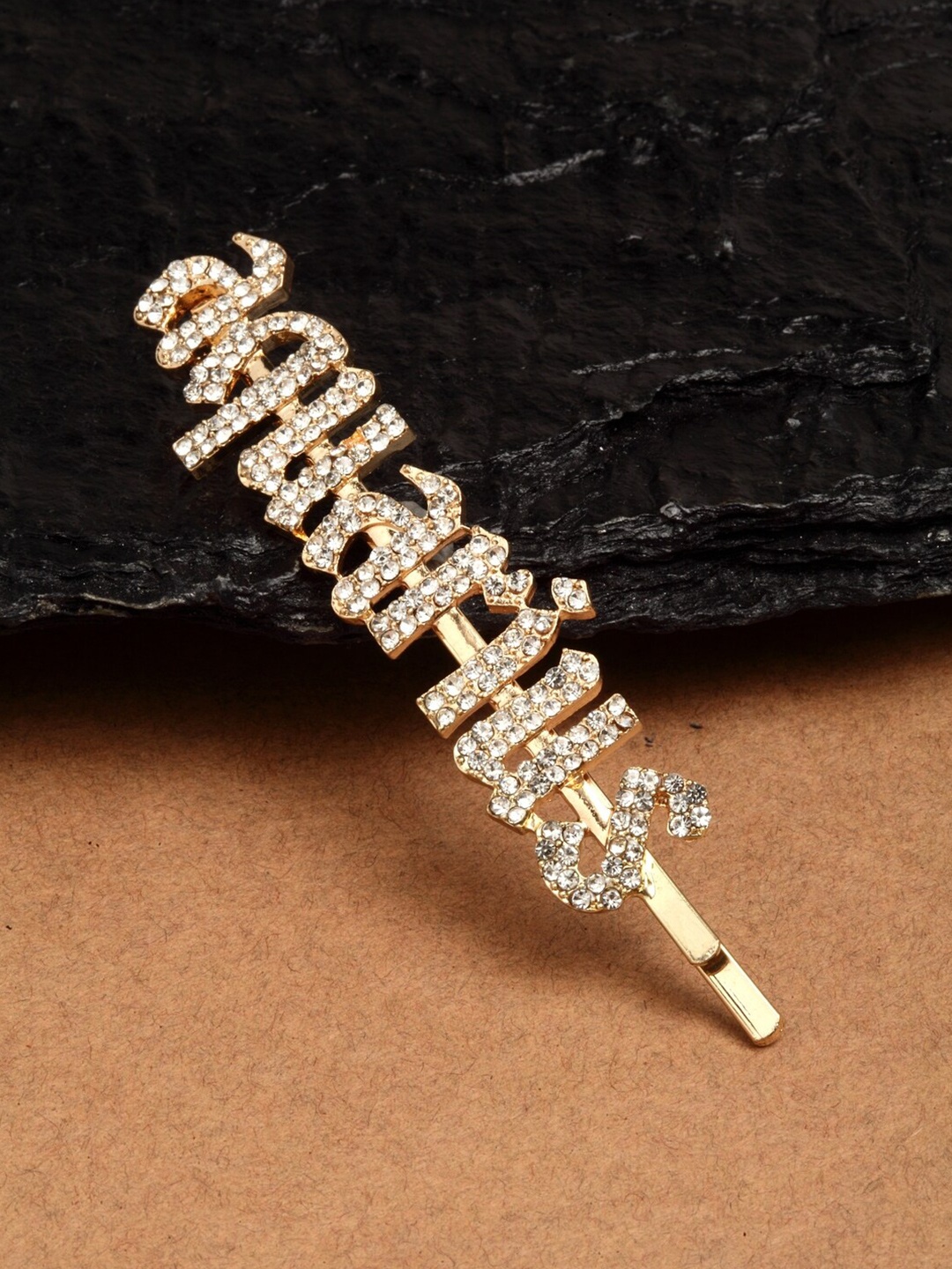 

Ferosh Gold-Toned Aquarius Embellished Bobby Pin