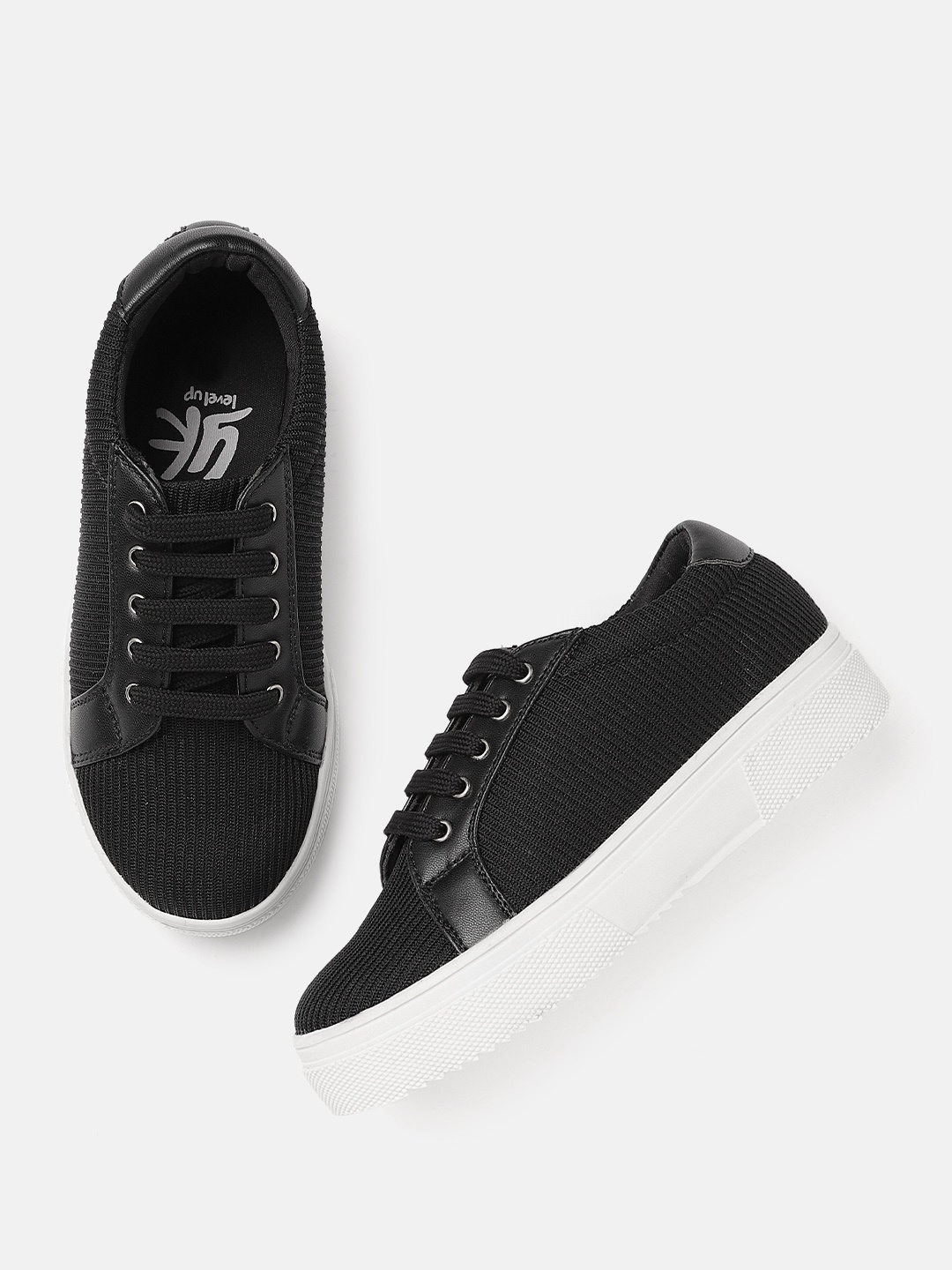 

YK Boys Black Sneakers