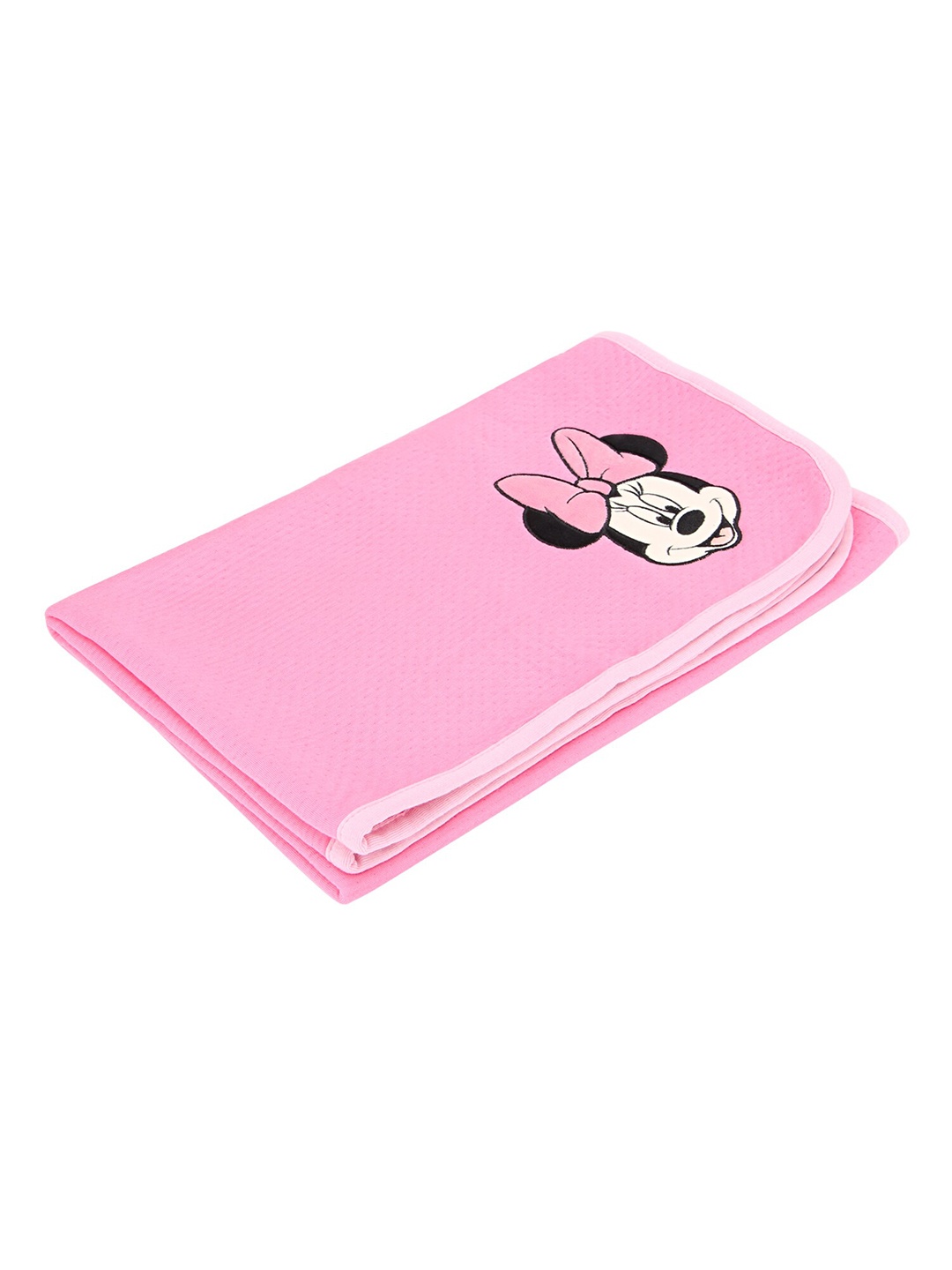 

Disney Pink & White Minnie Mouse Mild Winter 300 GSM Organic Cotton Single Bed Blanket