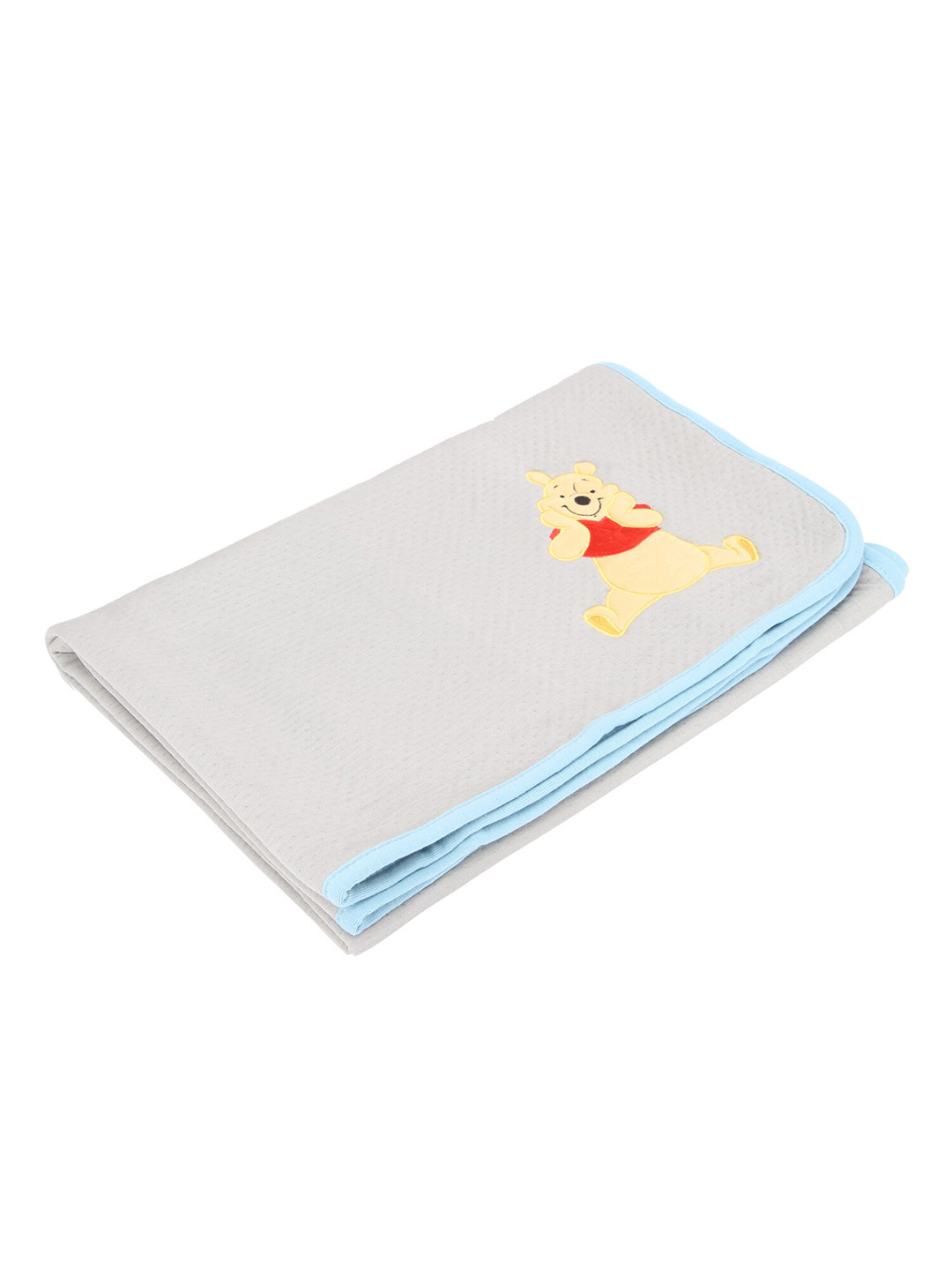 

Disney Grey & Orange Winnie-The-Pooh Mild Winter 300 GSM Organic Cotton Single Bed Blanket