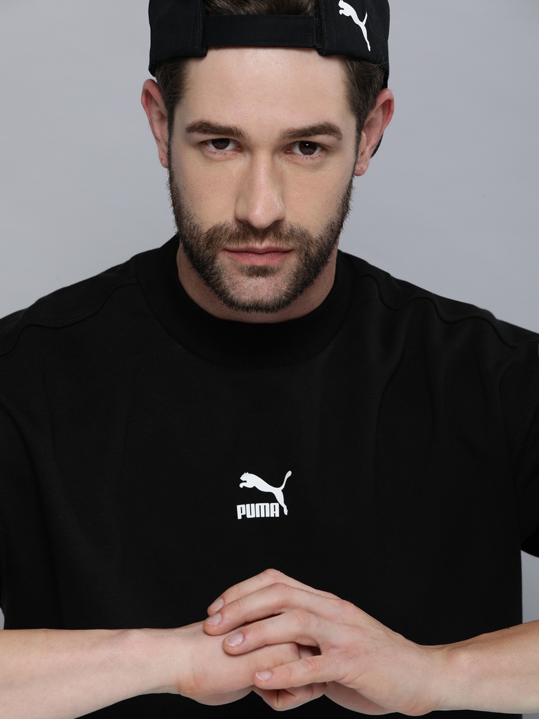 

Puma Men Black & White Classics Sweatshirt