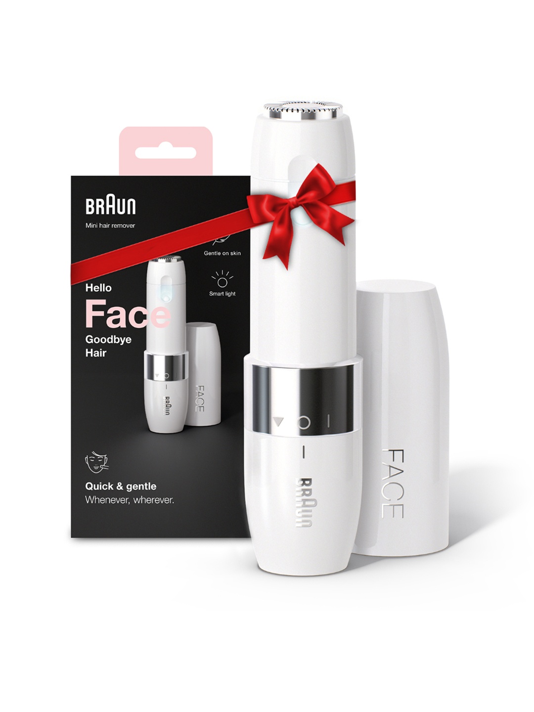 

Braun Mini Facial Hair Remover FS1000 for Upper Lips, Chin & Cheeks, White