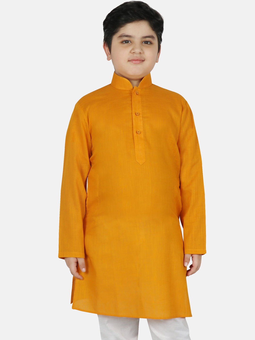 

SG YUVRAJ Boys Orange Kurta