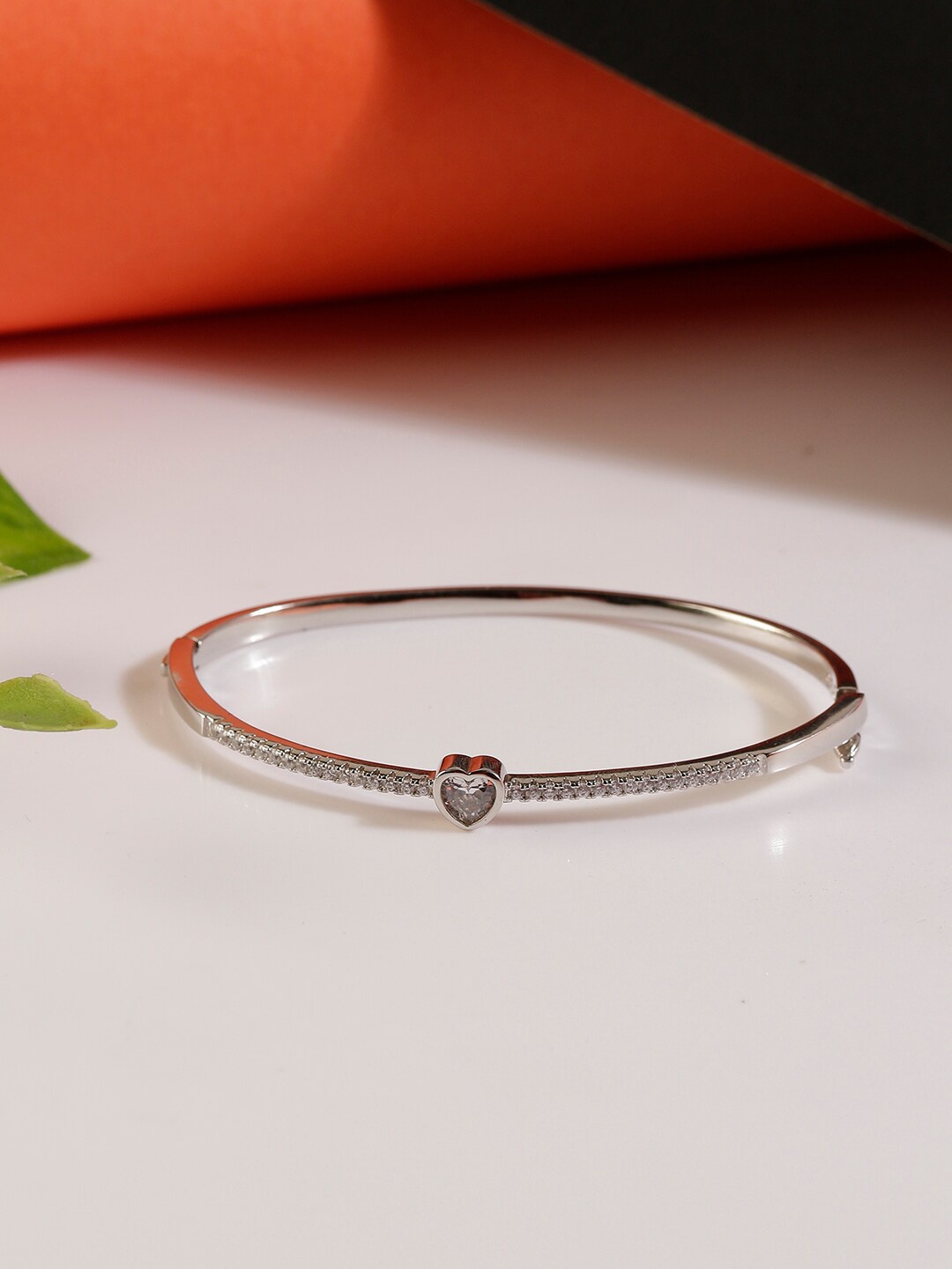 

GIVA 925 Sterling Silver Rhodium Plated Aww So Cute Bangle Bracelet