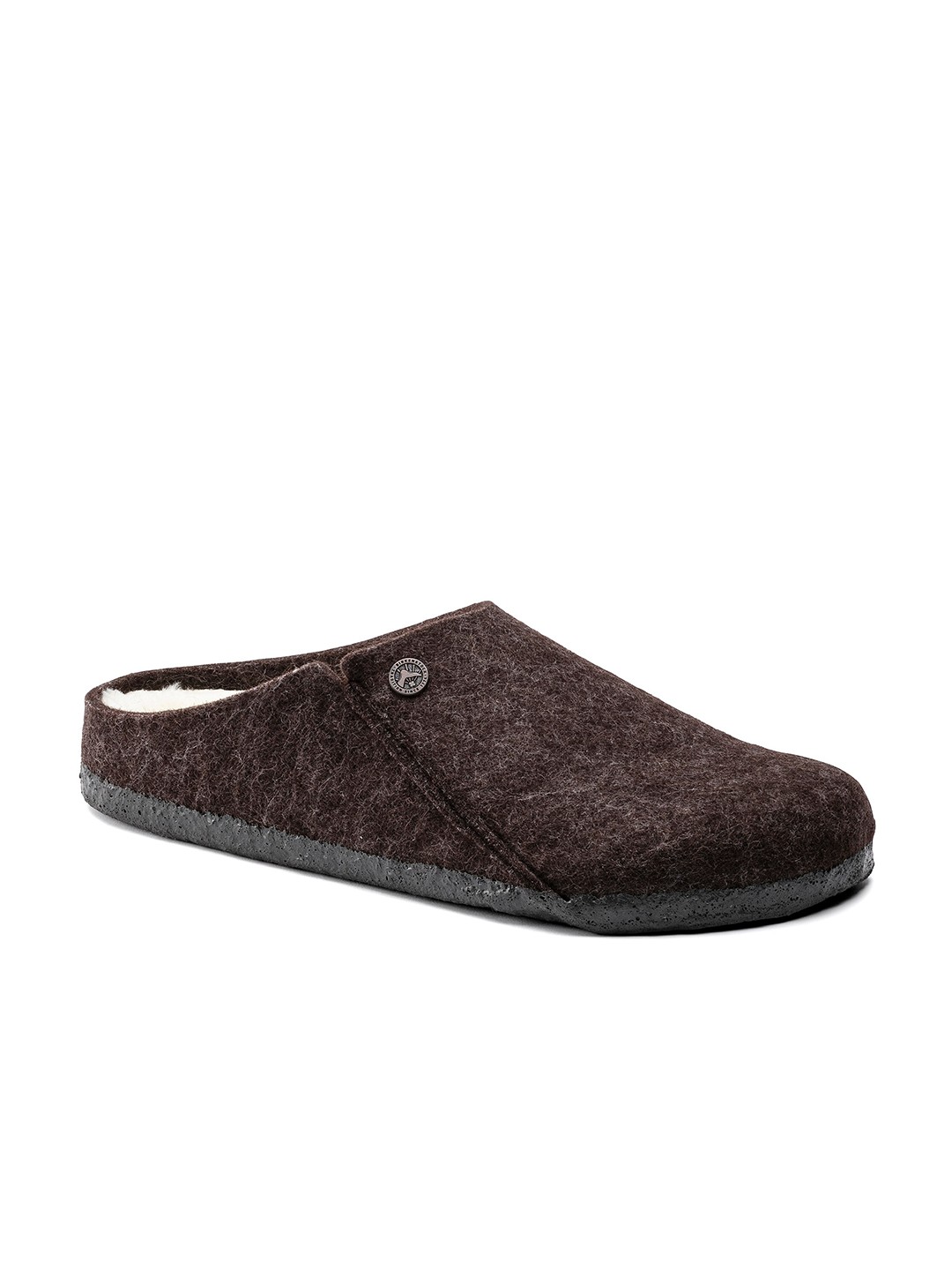 

Birkenstock Unisex Narrow Width Brown Zermatt Shearling Slides