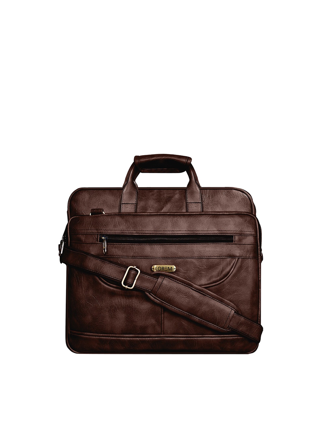 

LOREM Unisex Maroon Textured Messenger Bag