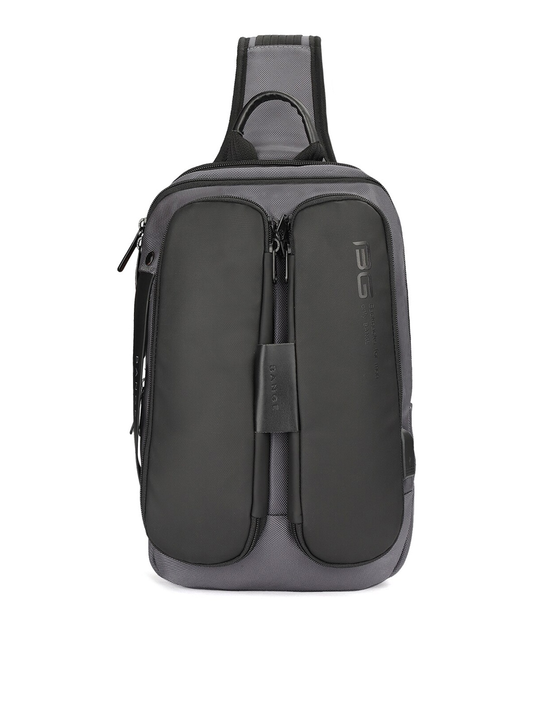 

BANGE Unisex Grey Backpack with Anti-Theft