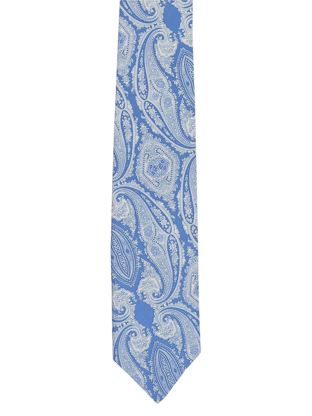 

Alvaro Castagnino Men Blue & White Printed Broad Tie