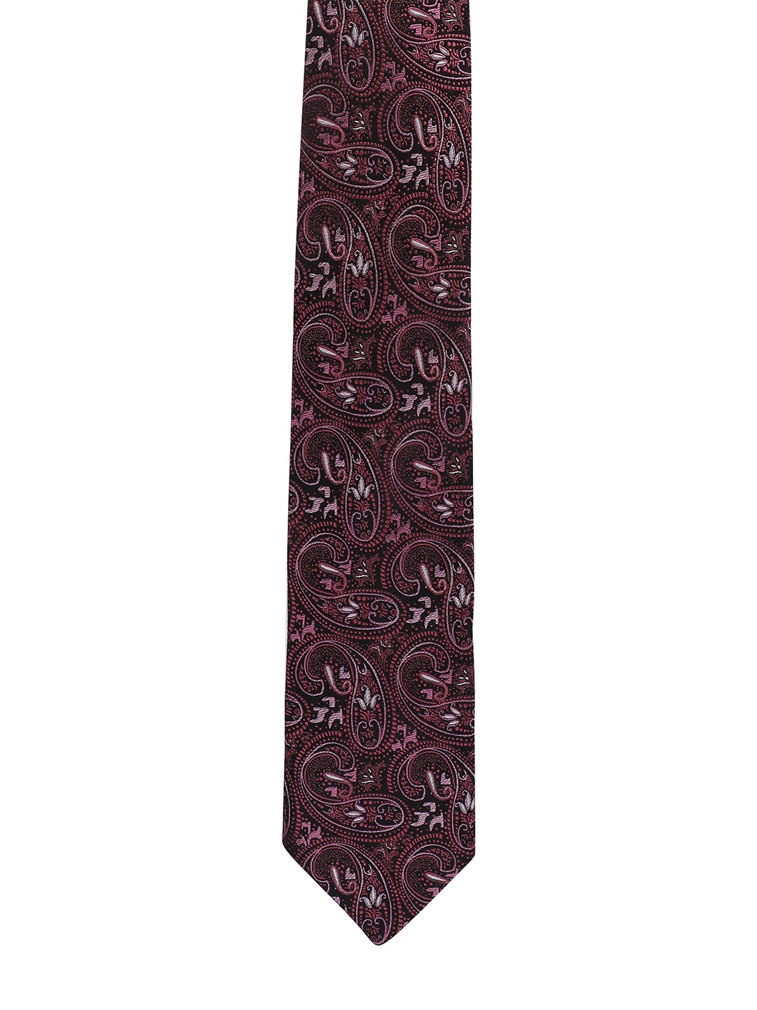 

Alvaro Castagnino Men Maroon Printed Broad Tie